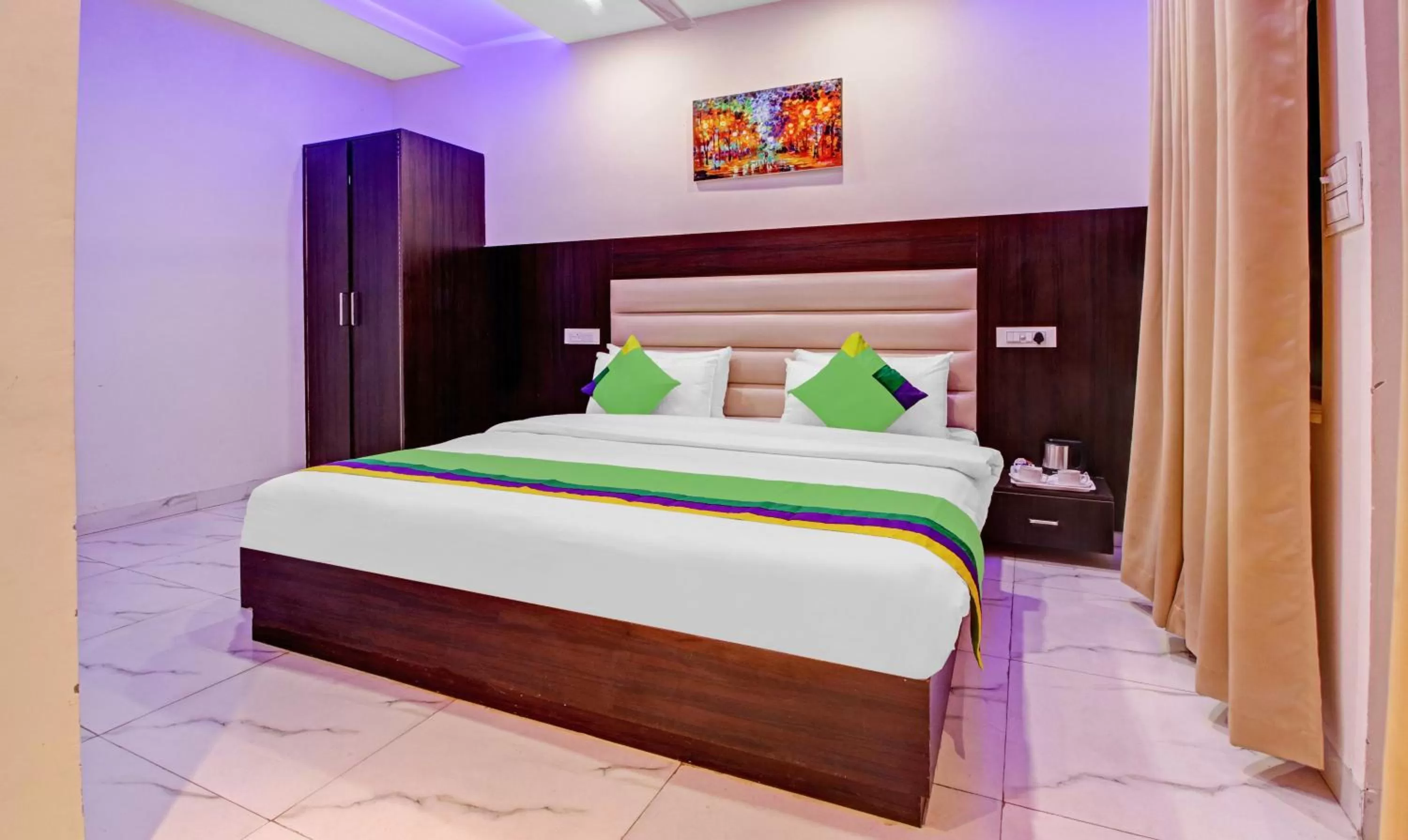 Bed in Treebo Trend Jugnu