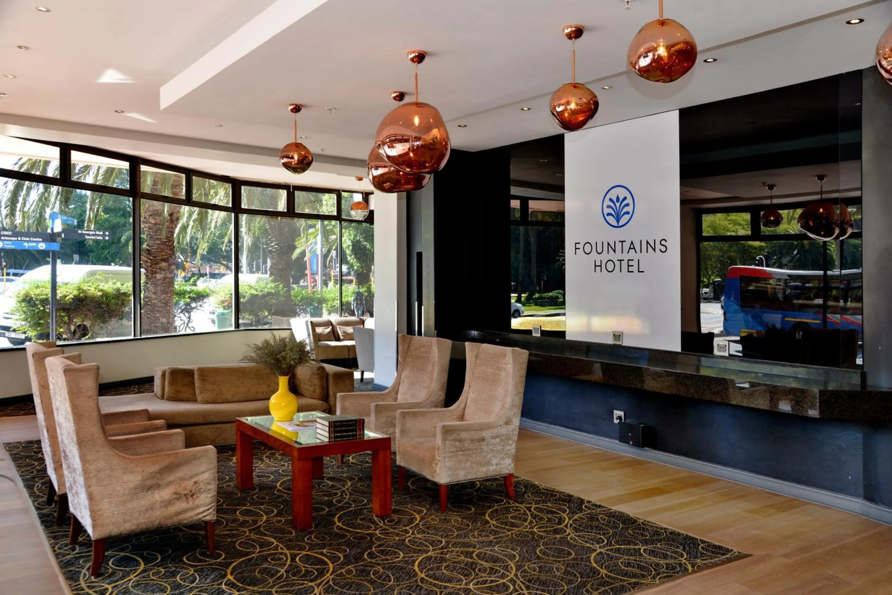 Lobby or reception in Fountains Hotel
