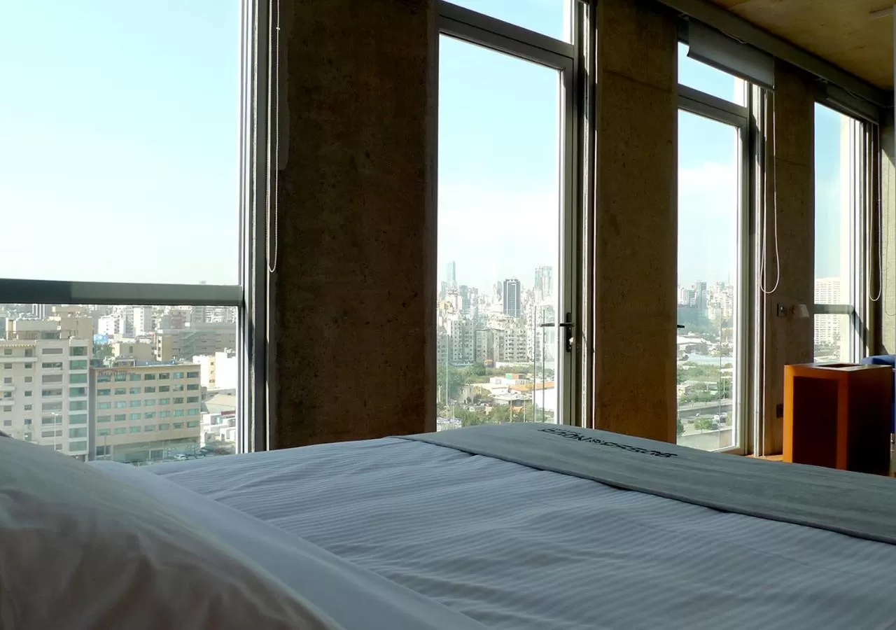 Bed in Bossa Nova Beirut Hotel