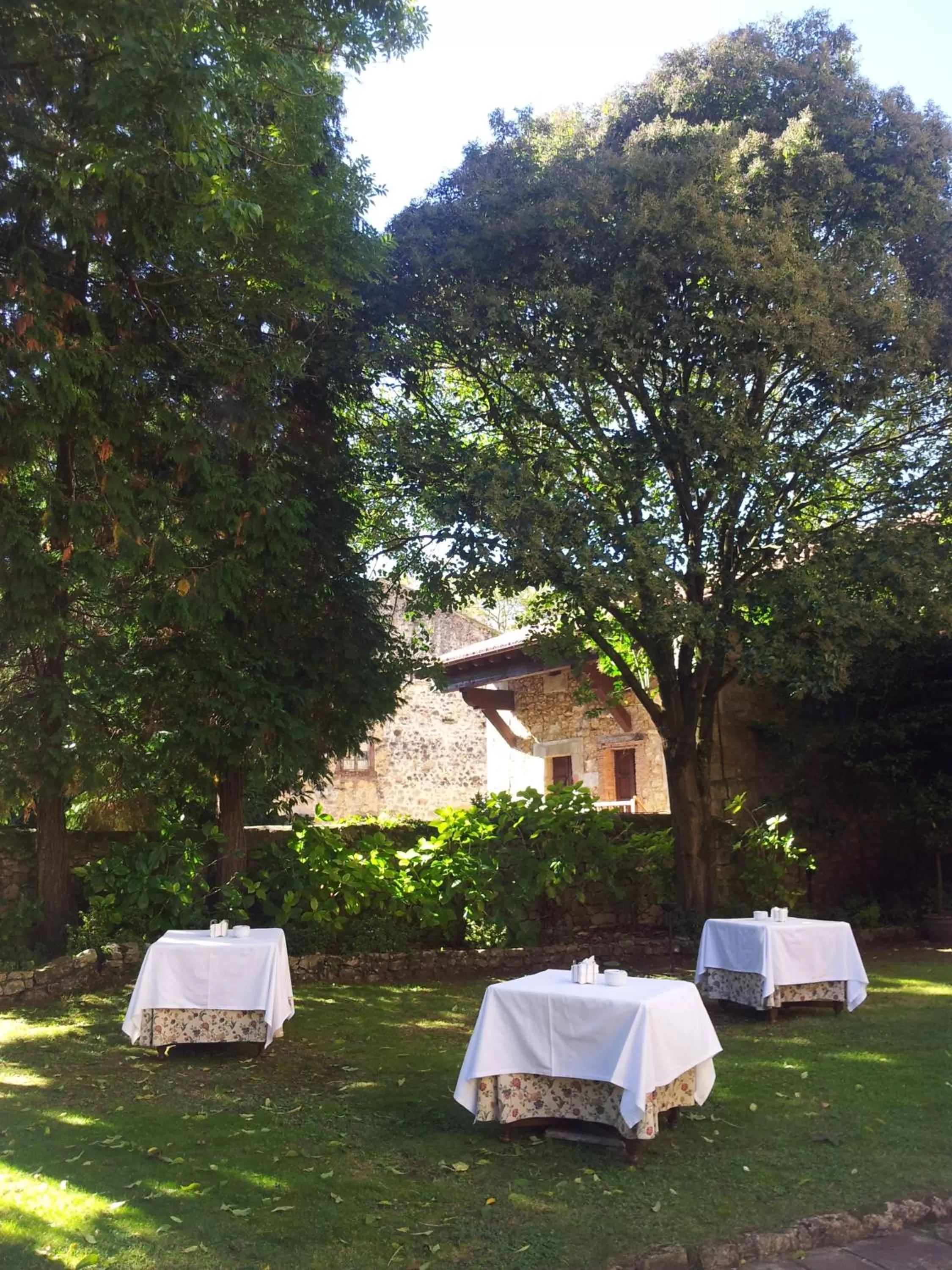 Garden in Parador de Santillana Gil Blas