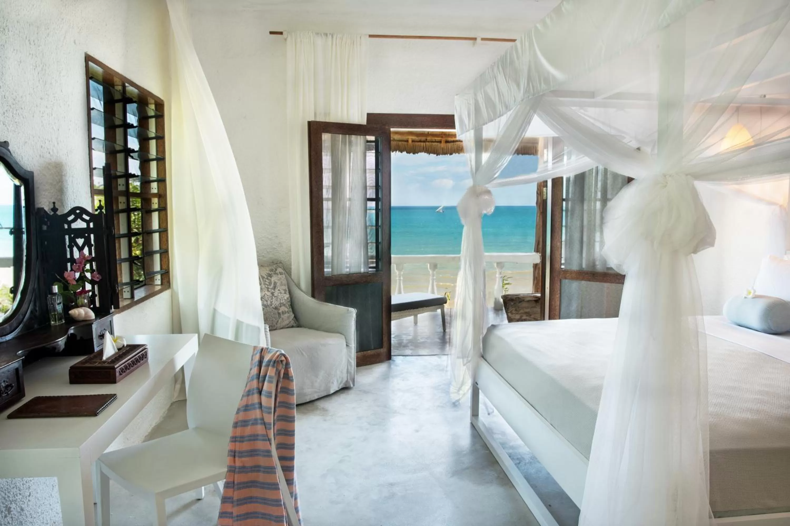 Bed in Chuini Zanzibar Lodge by NEWMARK