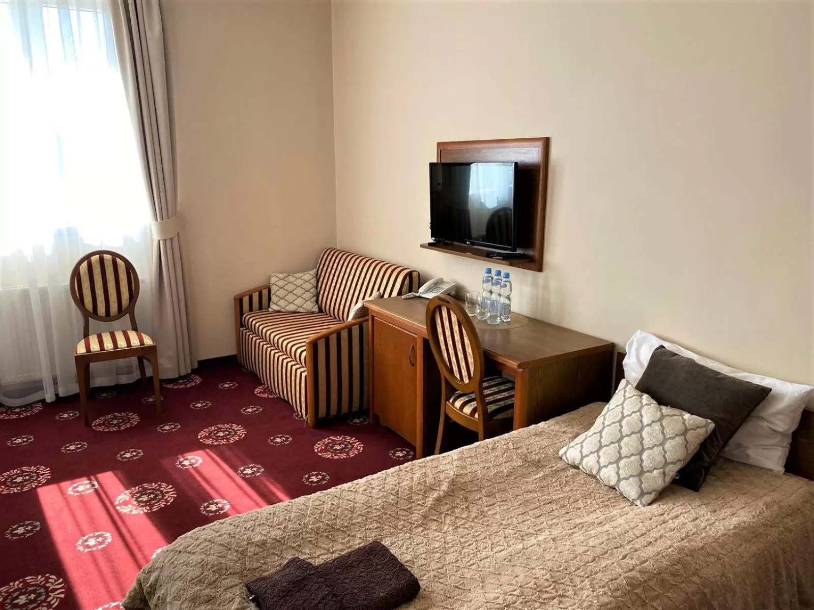 Bed in Hotel President