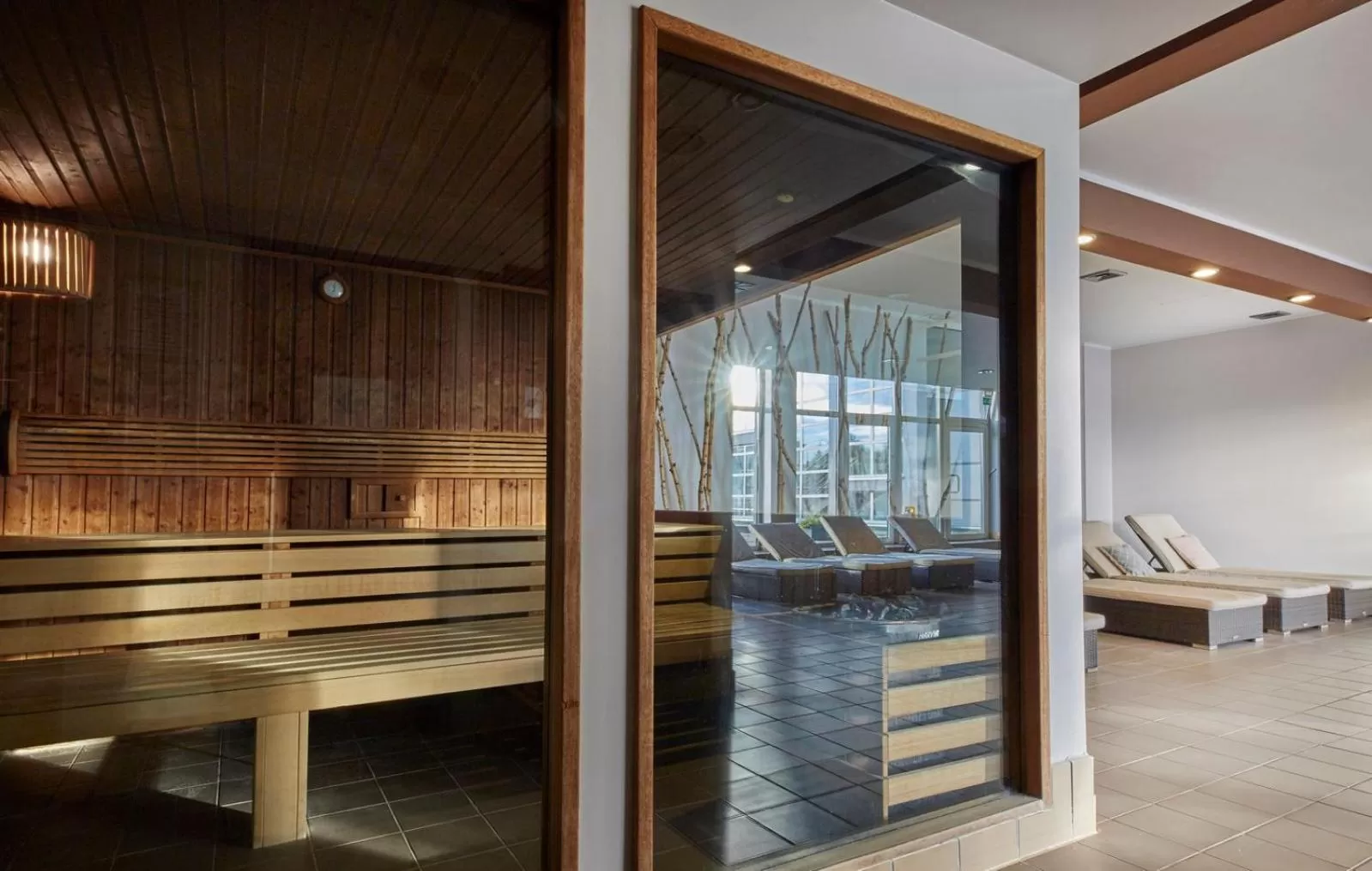 Sauna in Hotel Diva SPA