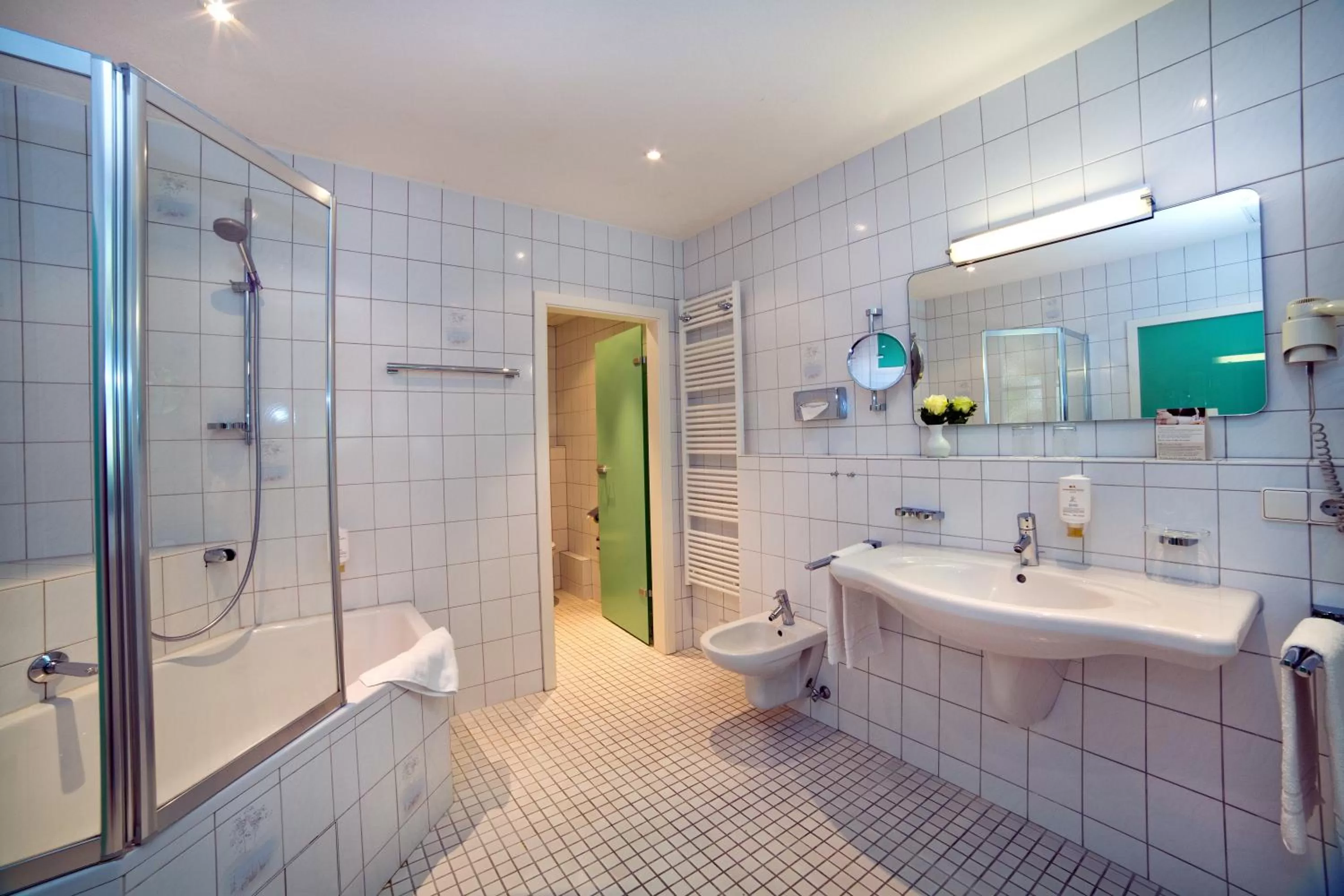 Bathroom in Stadthotel Freiburg Kolping Hotels & Resorts