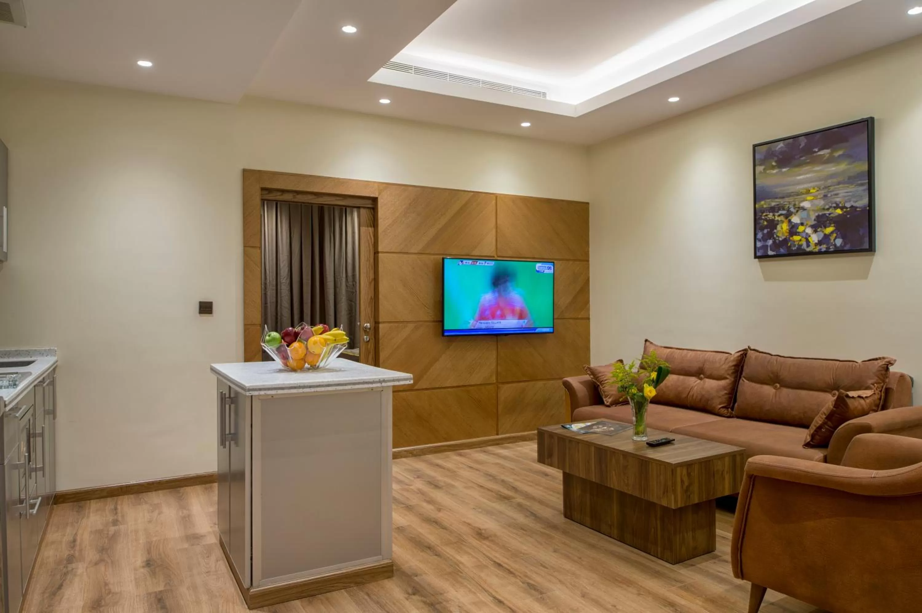 Living room in Classical Hotel Suites