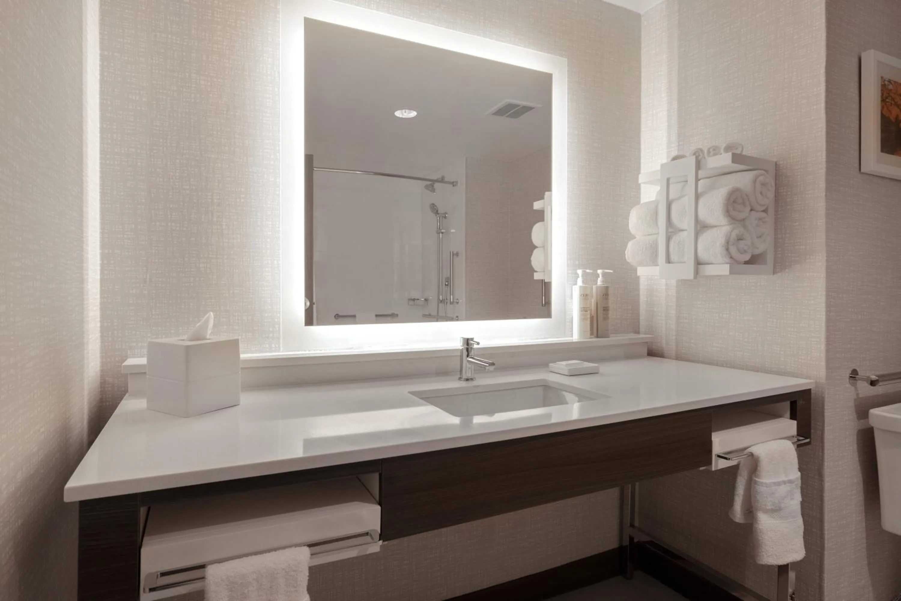 Bathroom in Hampton Inn Chicago Orland Park