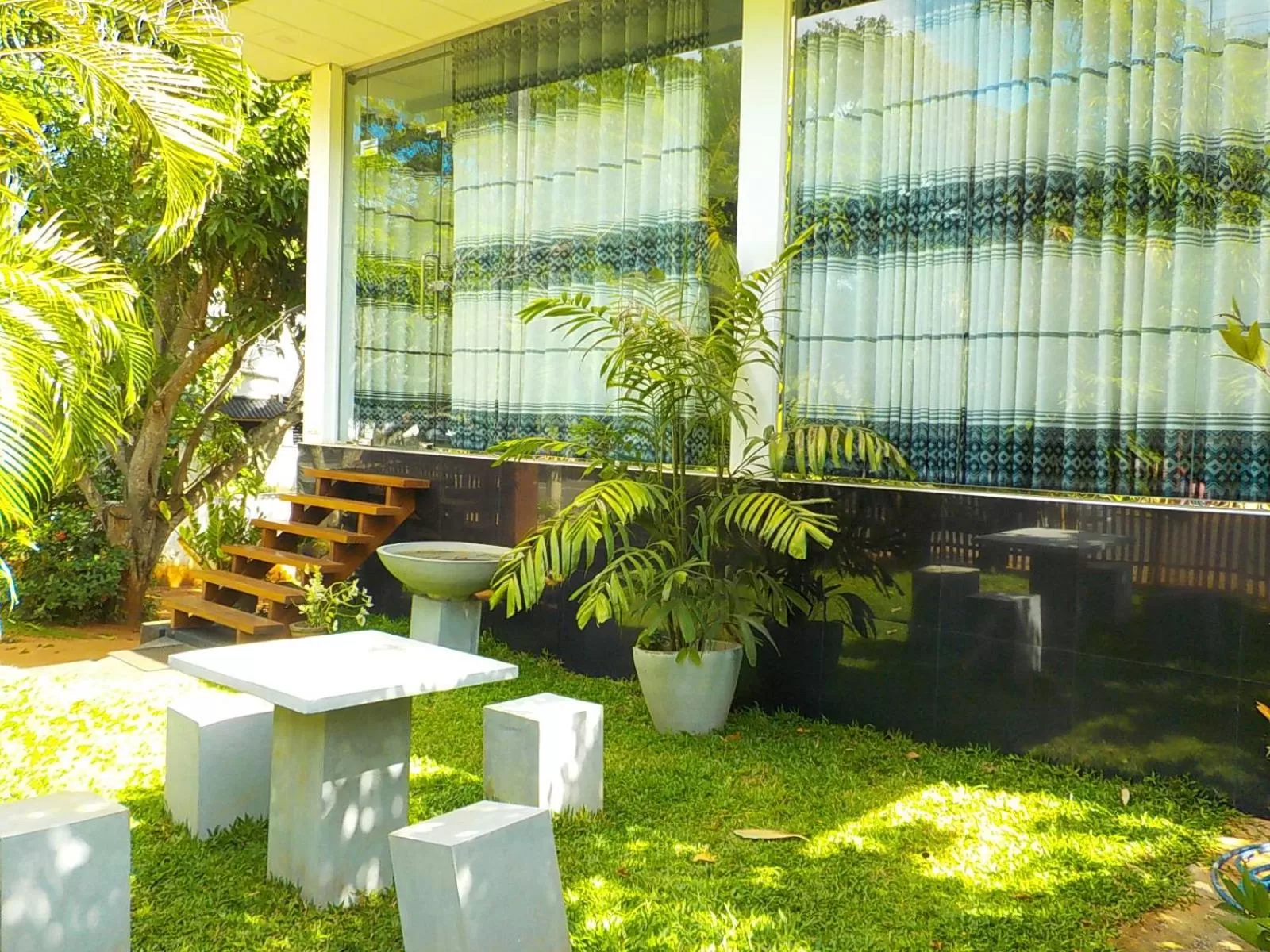 Garden in Liyana Holiday resort