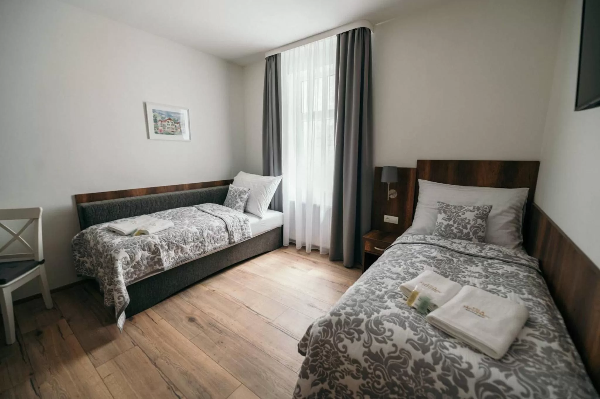 Photo of the whole room, Bed in Vila Jáchymov