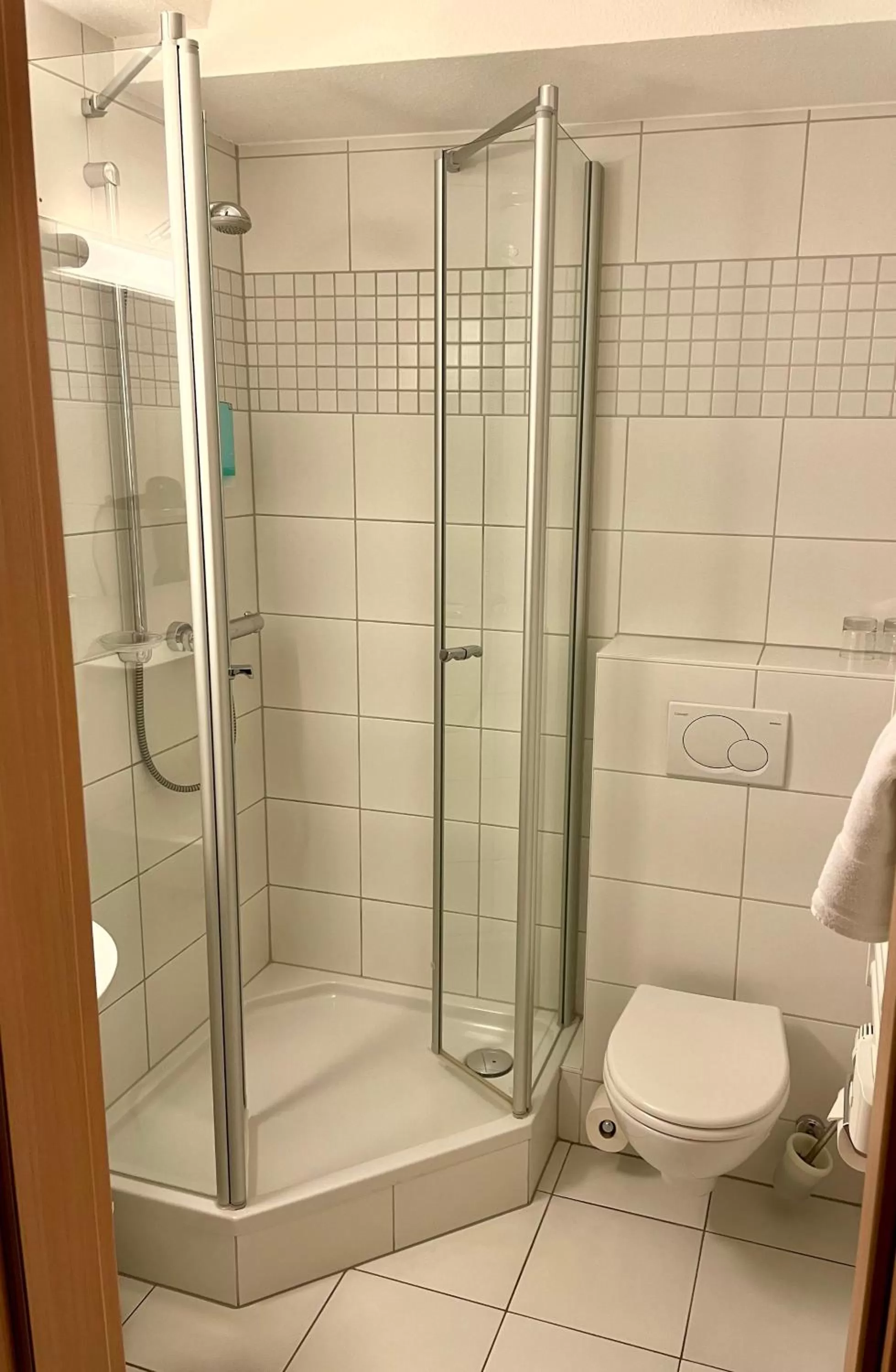 Bathroom in Gästehaus Scharfe Kurve