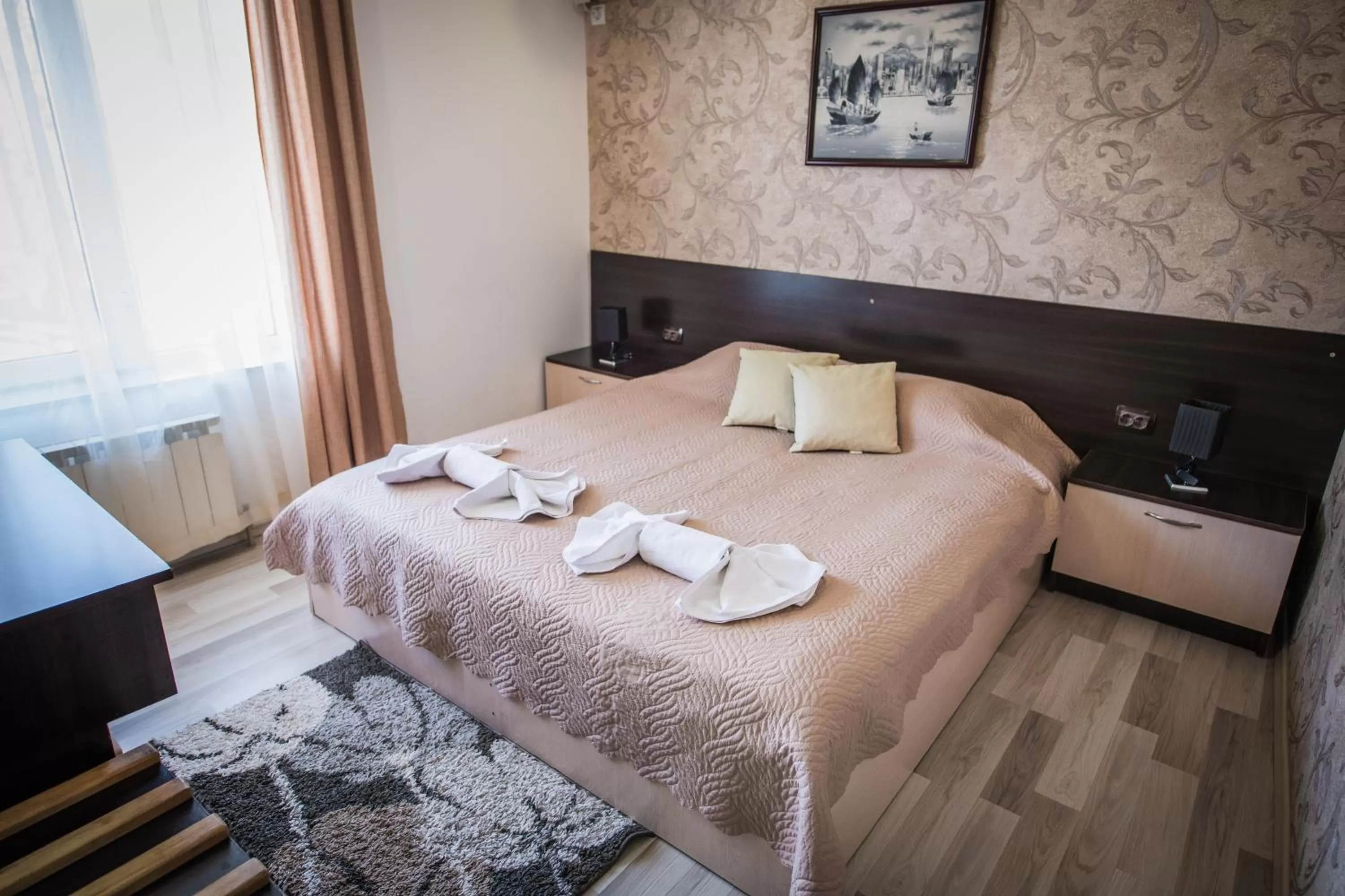 Bed in Vida Family Hotel