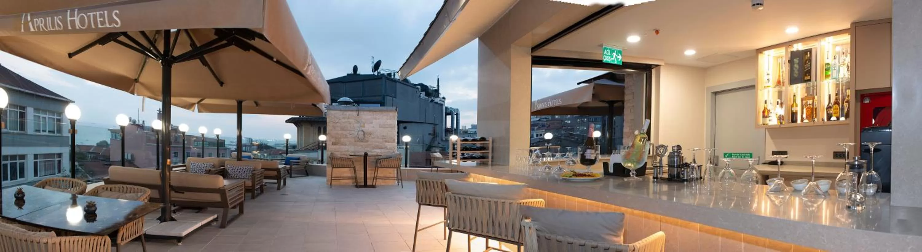 Balcony/Terrace in Aprilis Deluxe Hotel