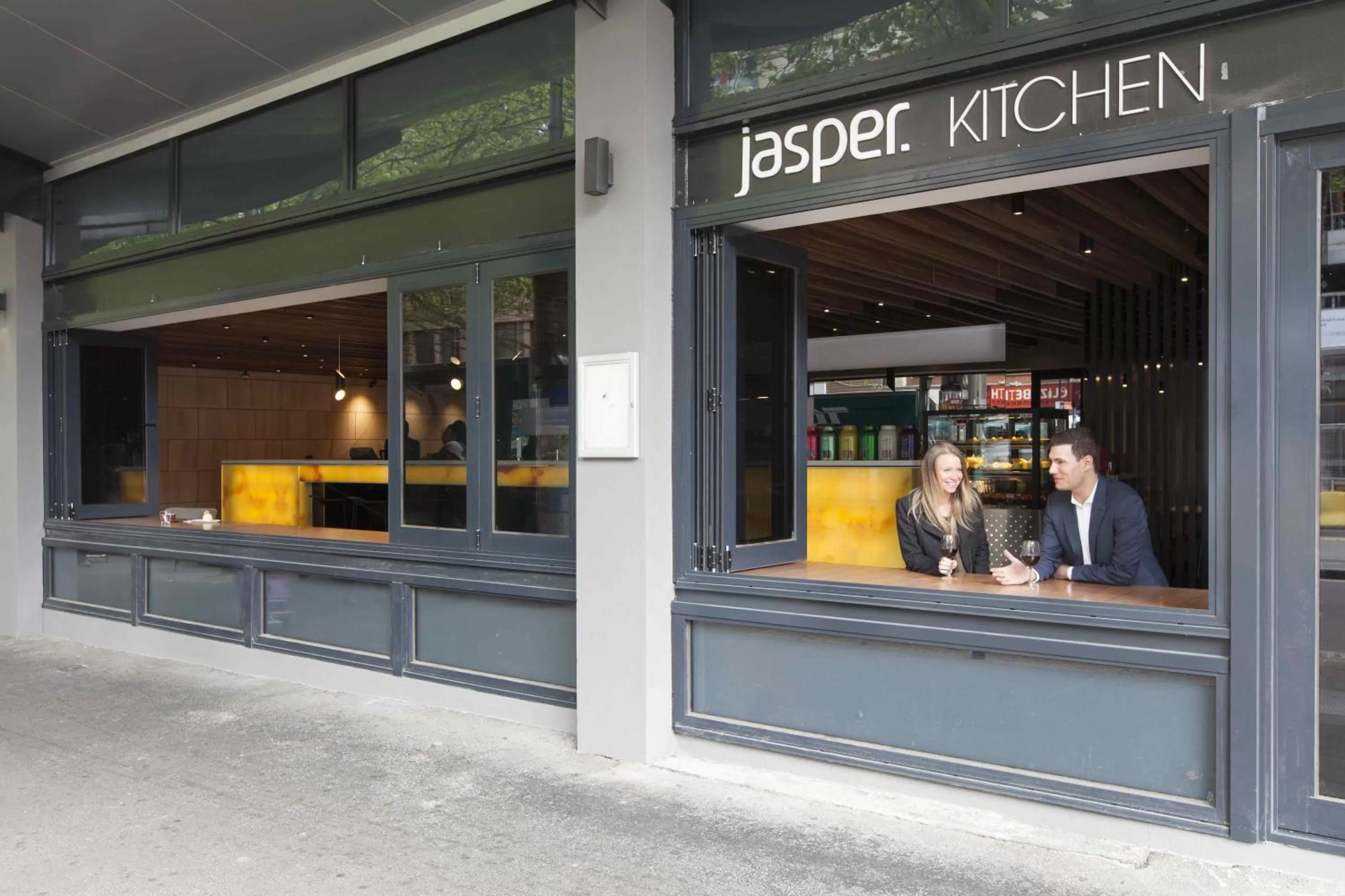 Facade/entrance in Jasper Boutique Hotel