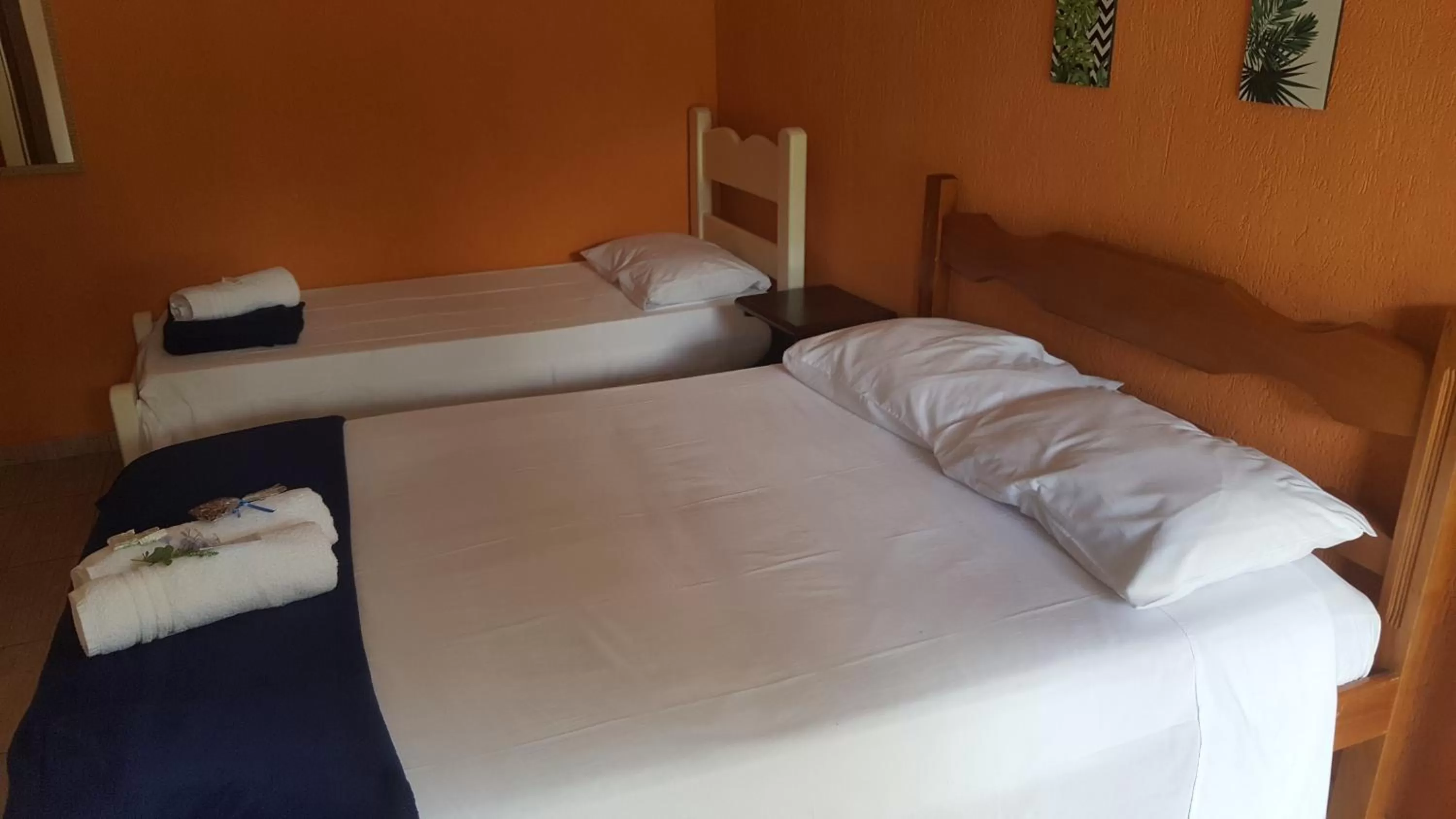 Bed in Pousada Solar Tropical