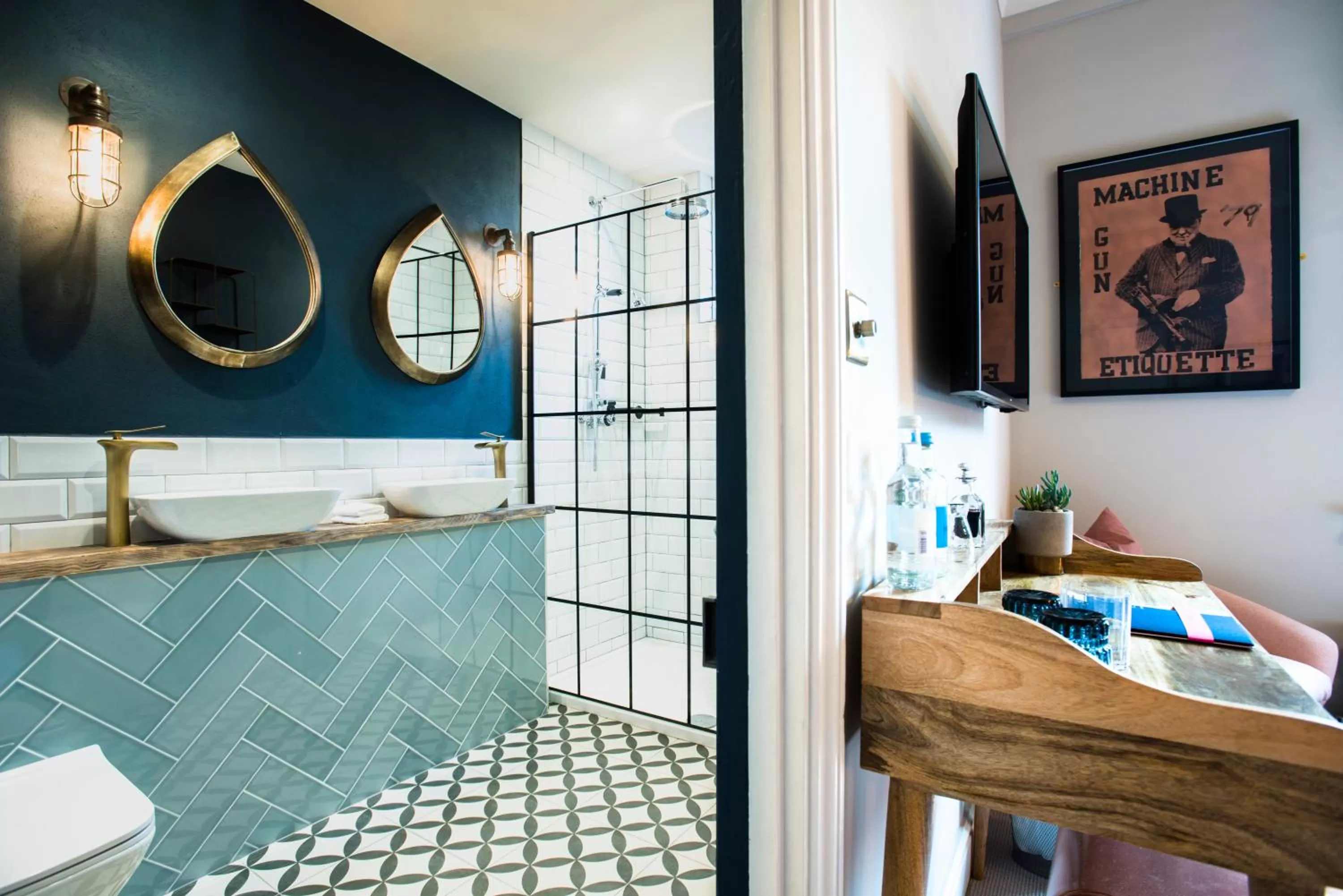 Bathroom in The Lodge Duxford