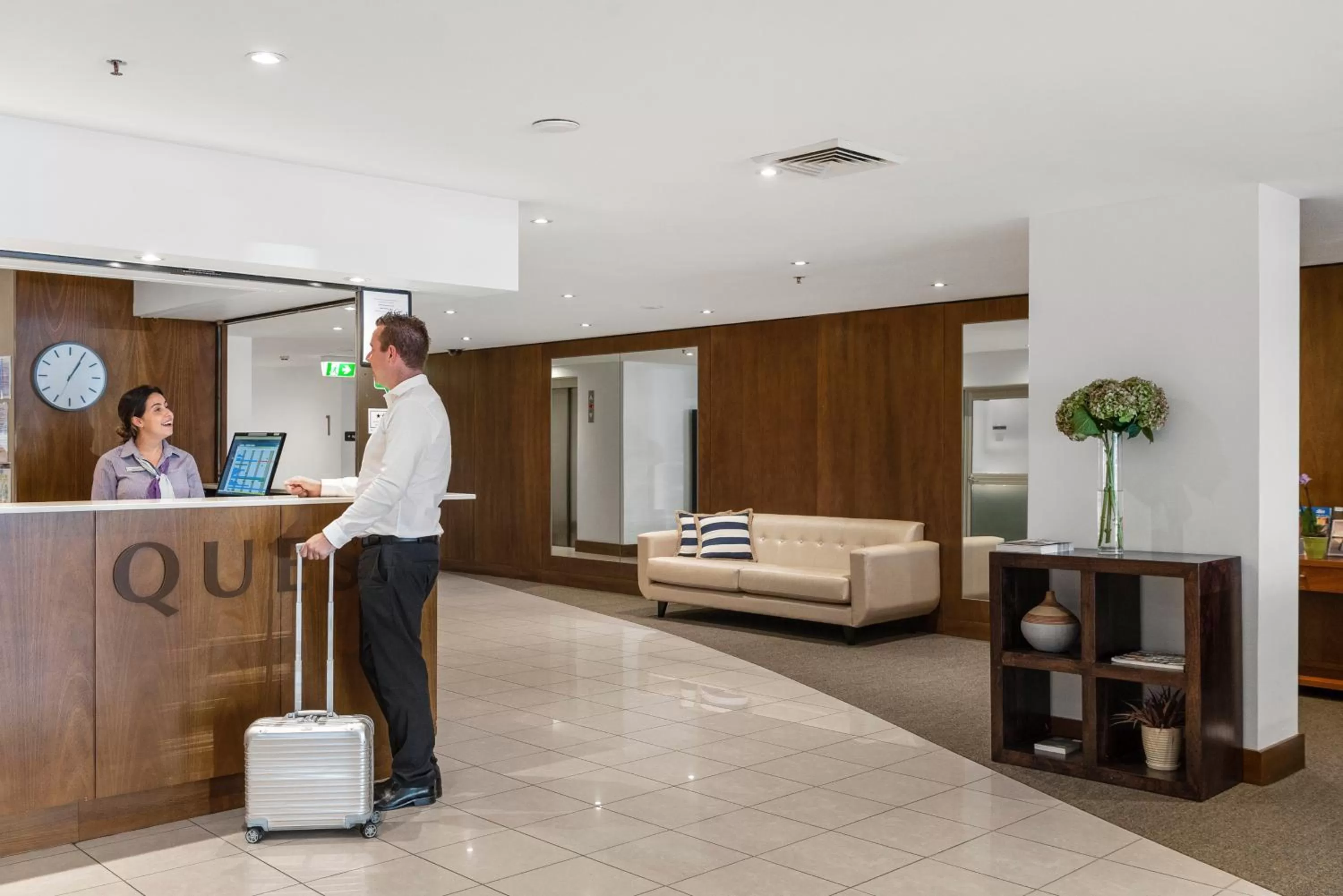 Lobby or reception in Quest Cronulla Beach