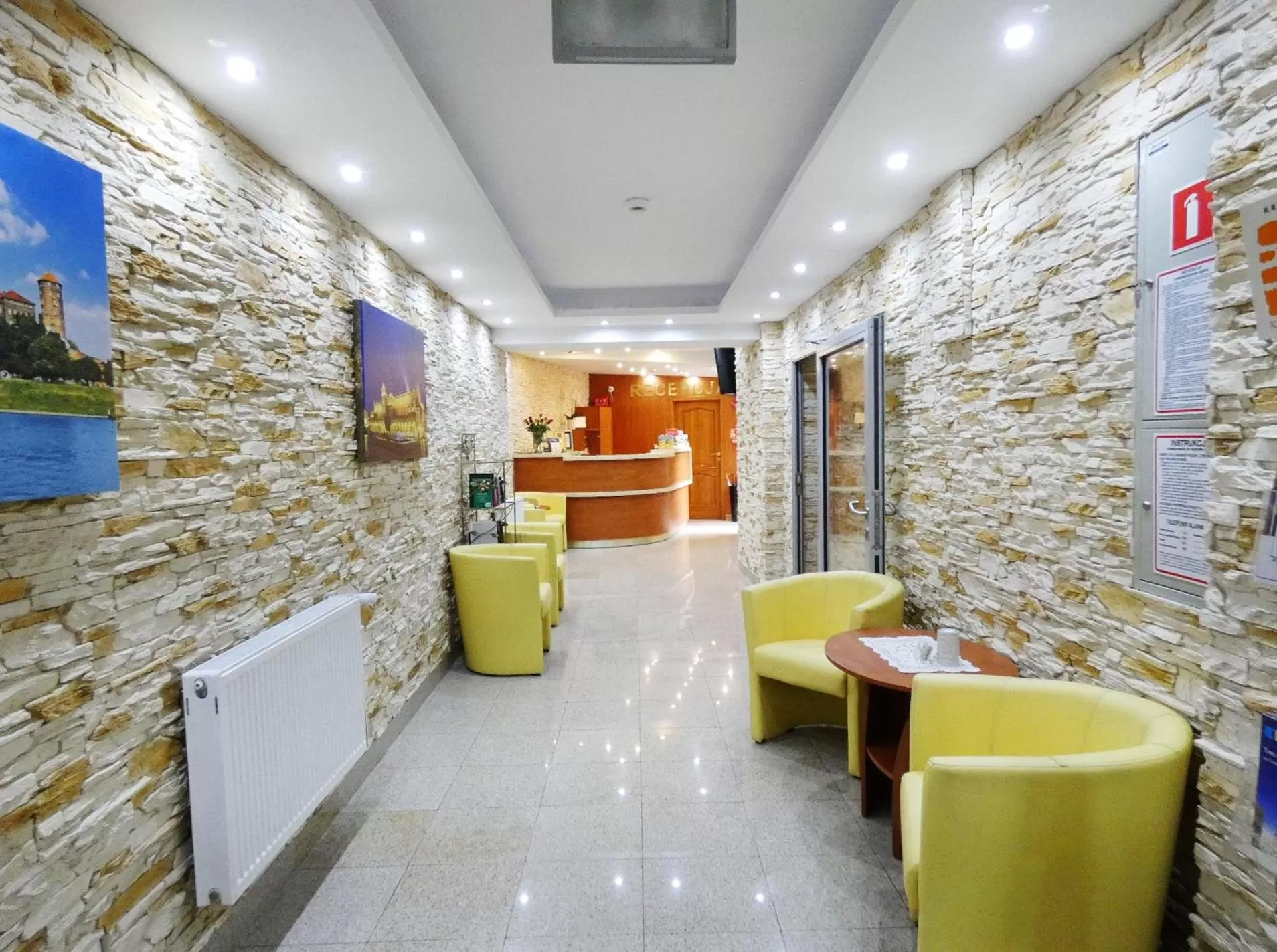 Lobby or reception in Aparthotel Adler