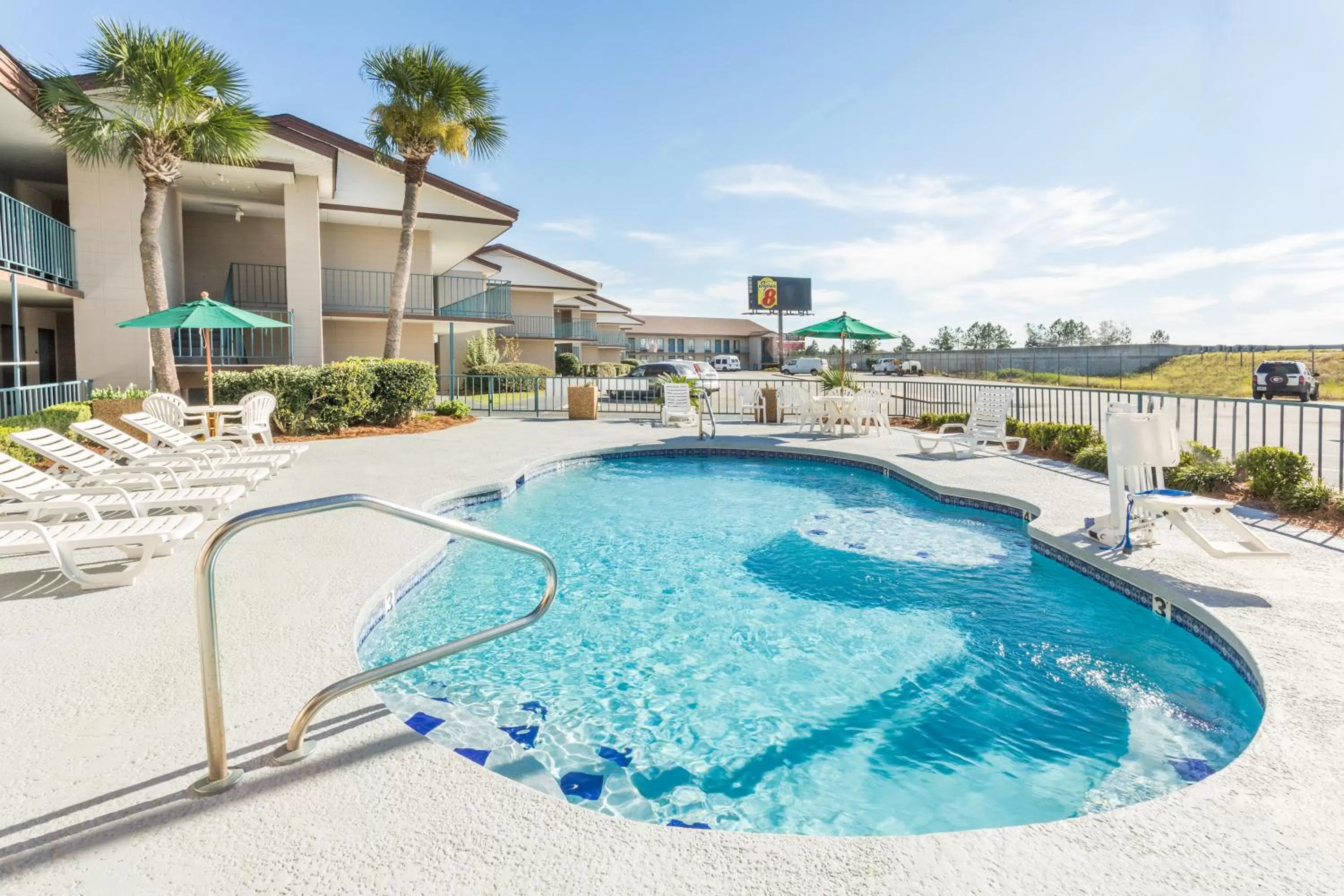 Swimming pool in Super 8 by Wyndham Adel GA I-75