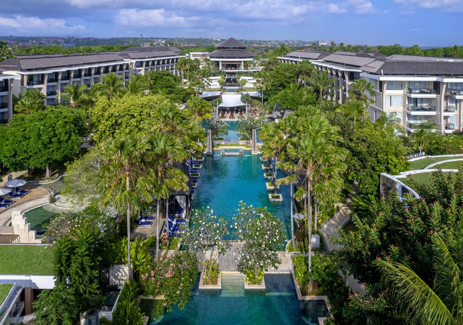 Pool view in Suites & Villas at Sofitel Bali
