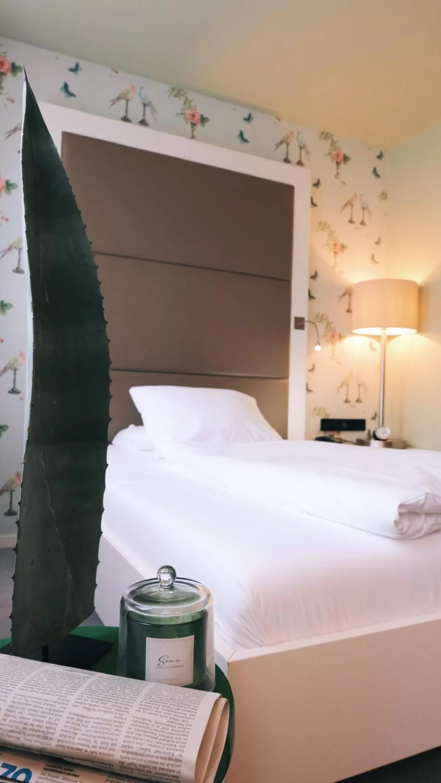 Bed in Zum Löwen Design Hotel Resort & Spa