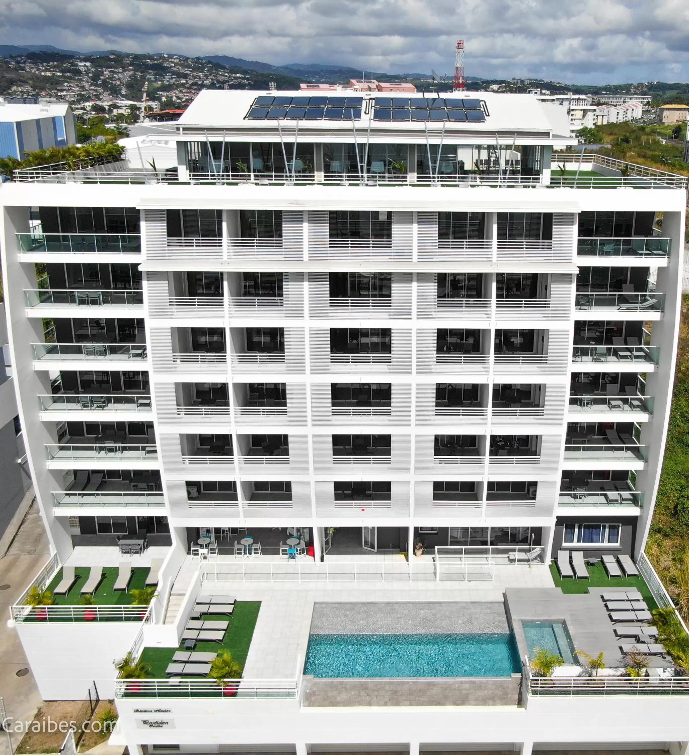 Property Building in Résidence Hôtelière Poséidon Caraïbes