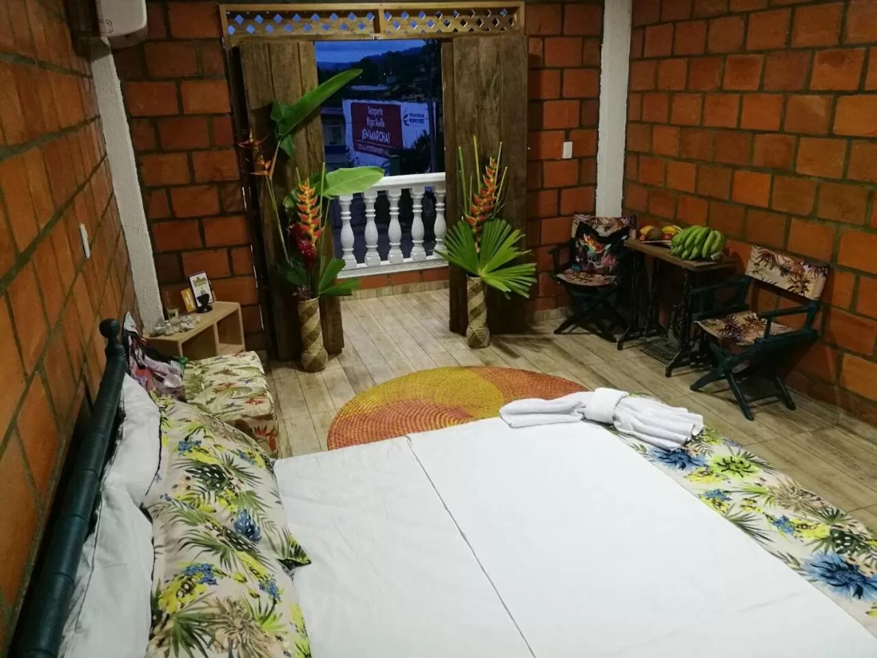 Bed in Hotel Acuali Nuqui