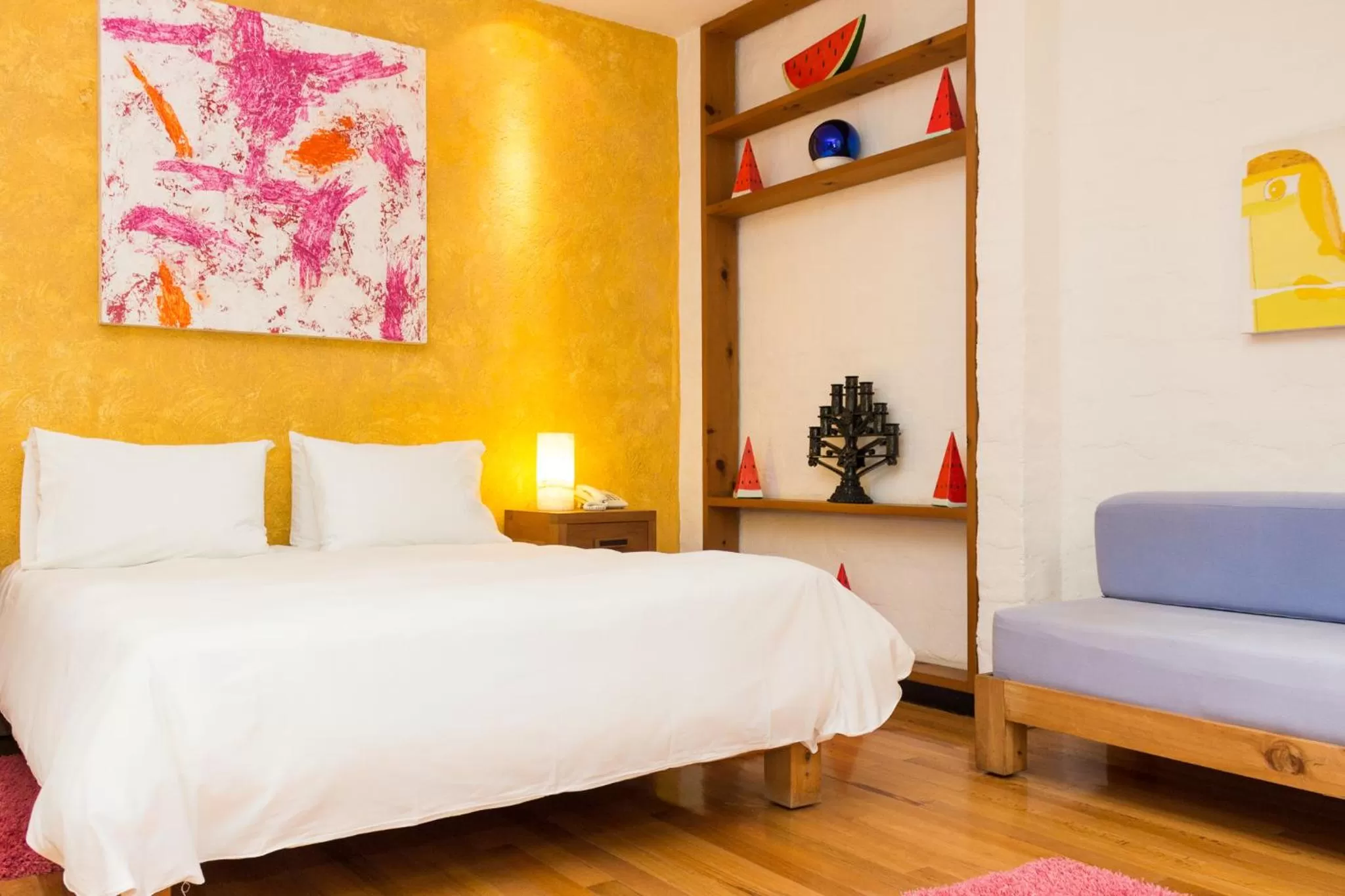 Bed in Hotel Casa en el Campo