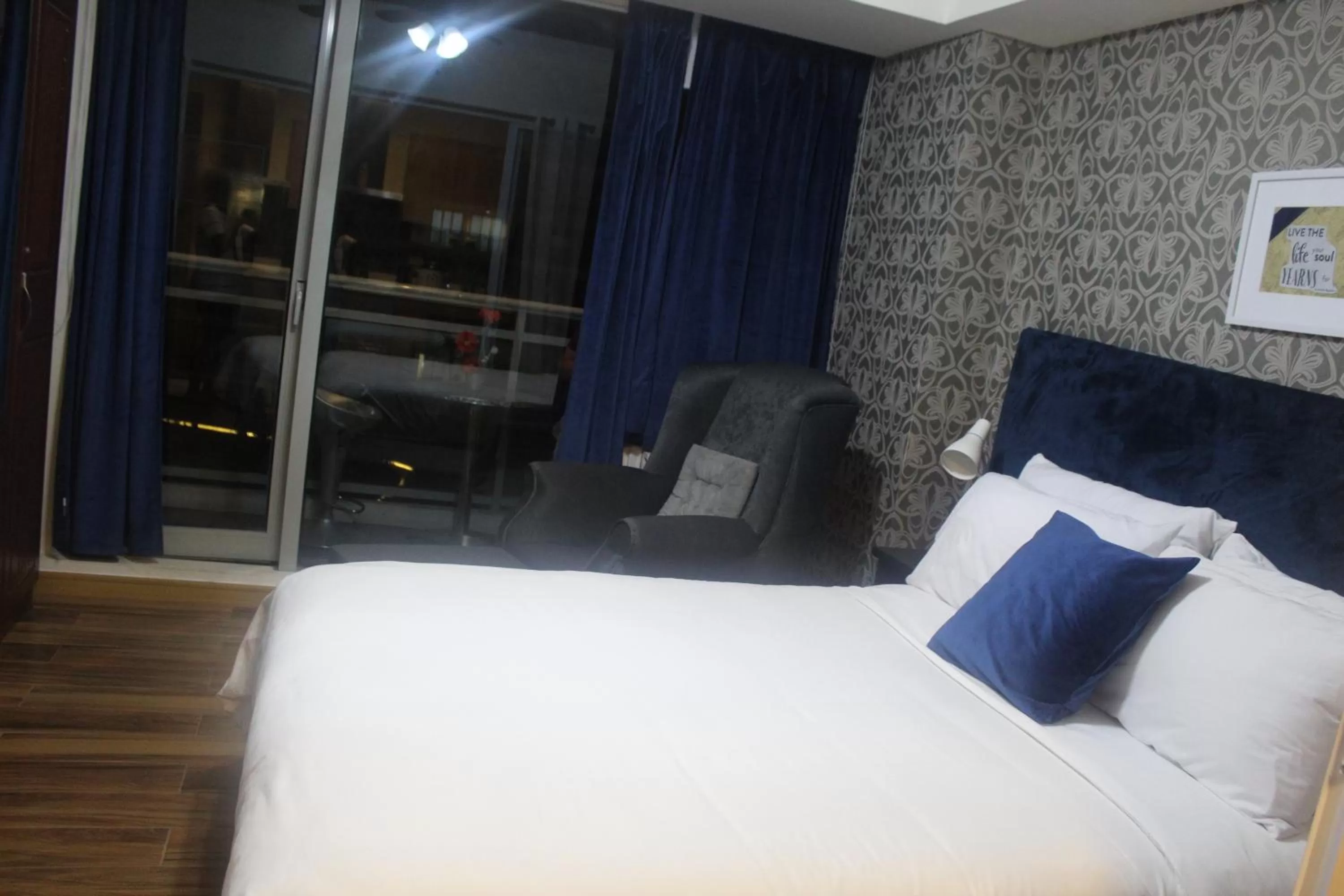 Bed in Azure Urban Resort a4 near airport mall with wavepool