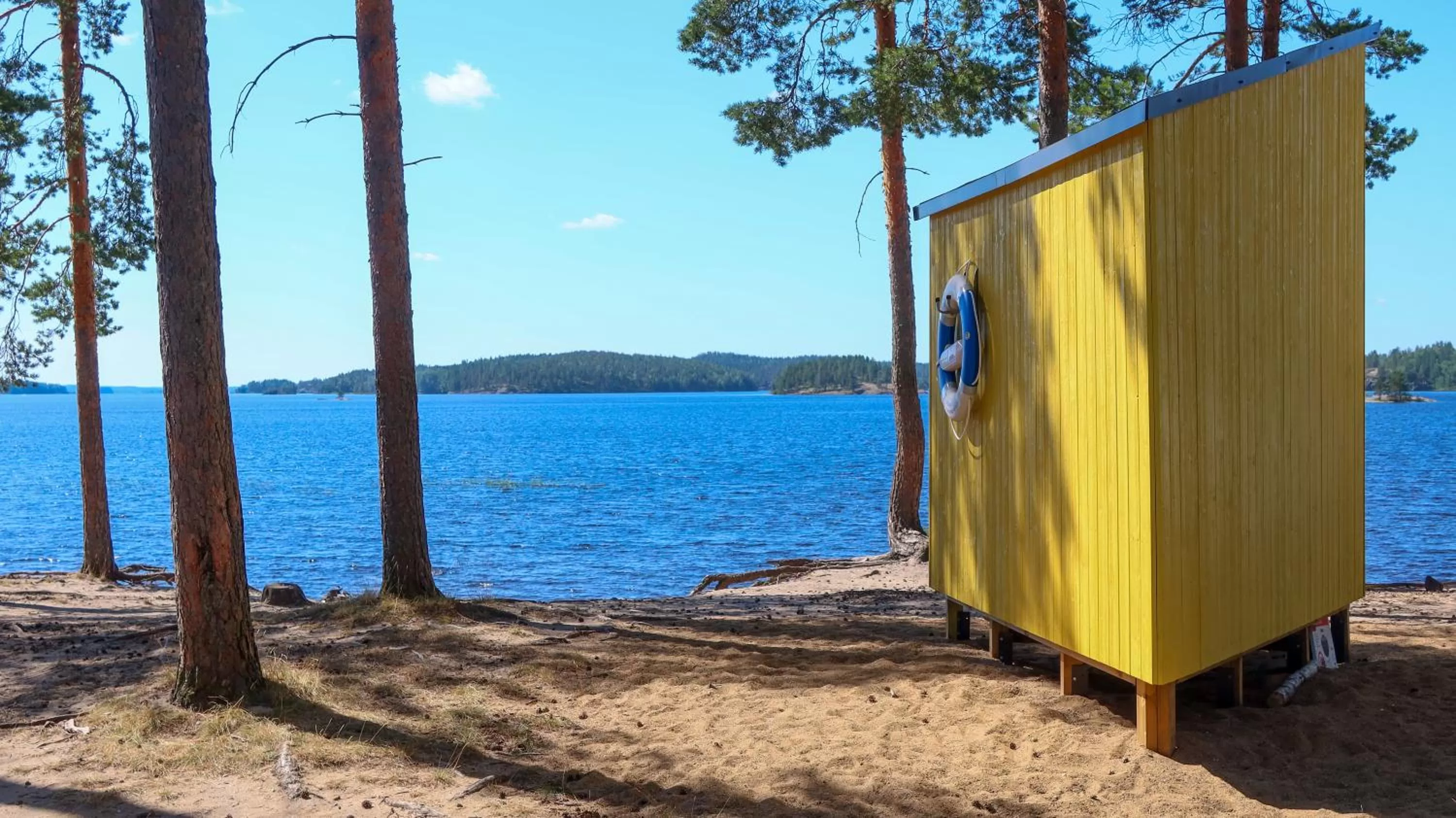 Natural landscape in Pistohiekka Resort