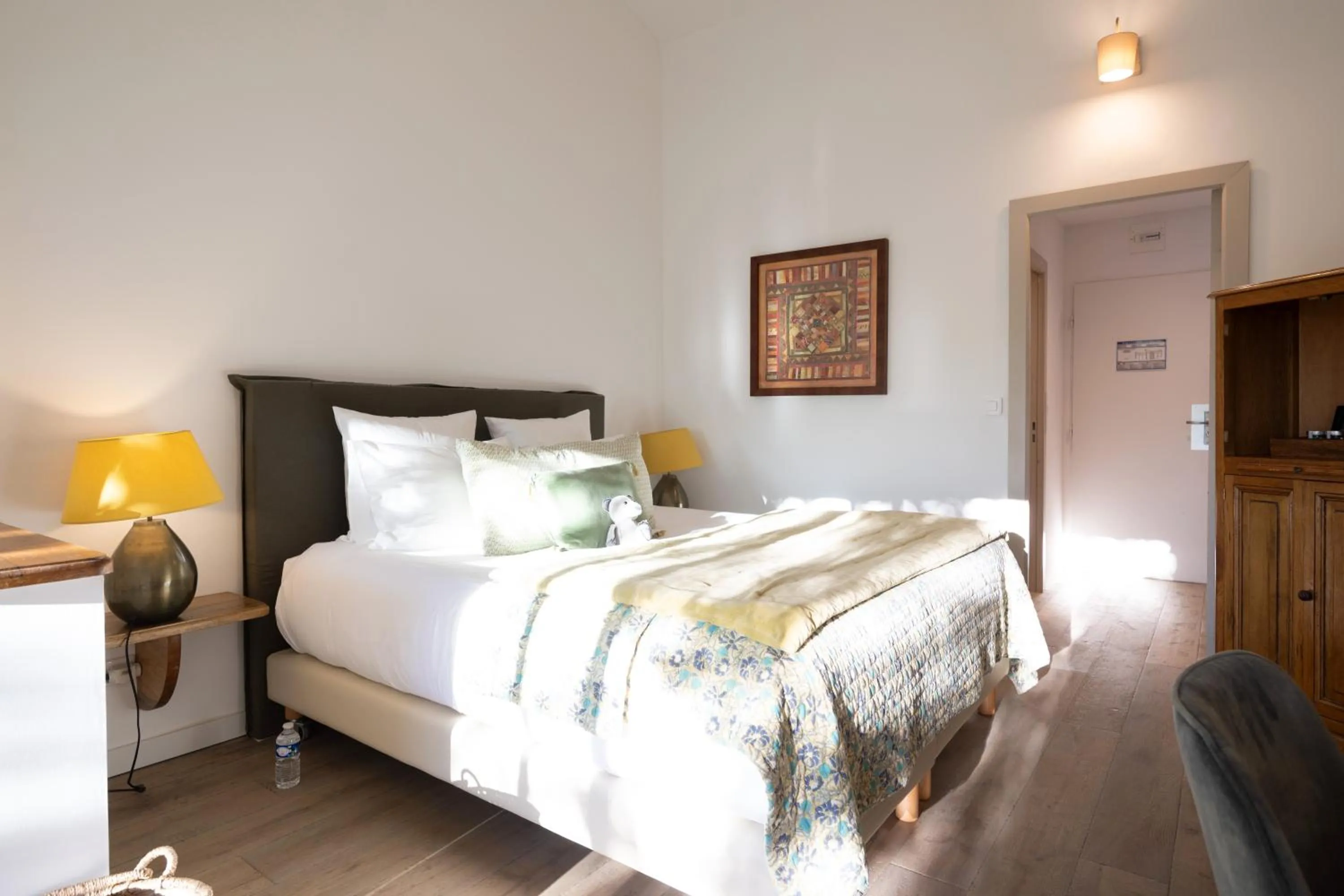 Bed in Hôtel Font Mourier