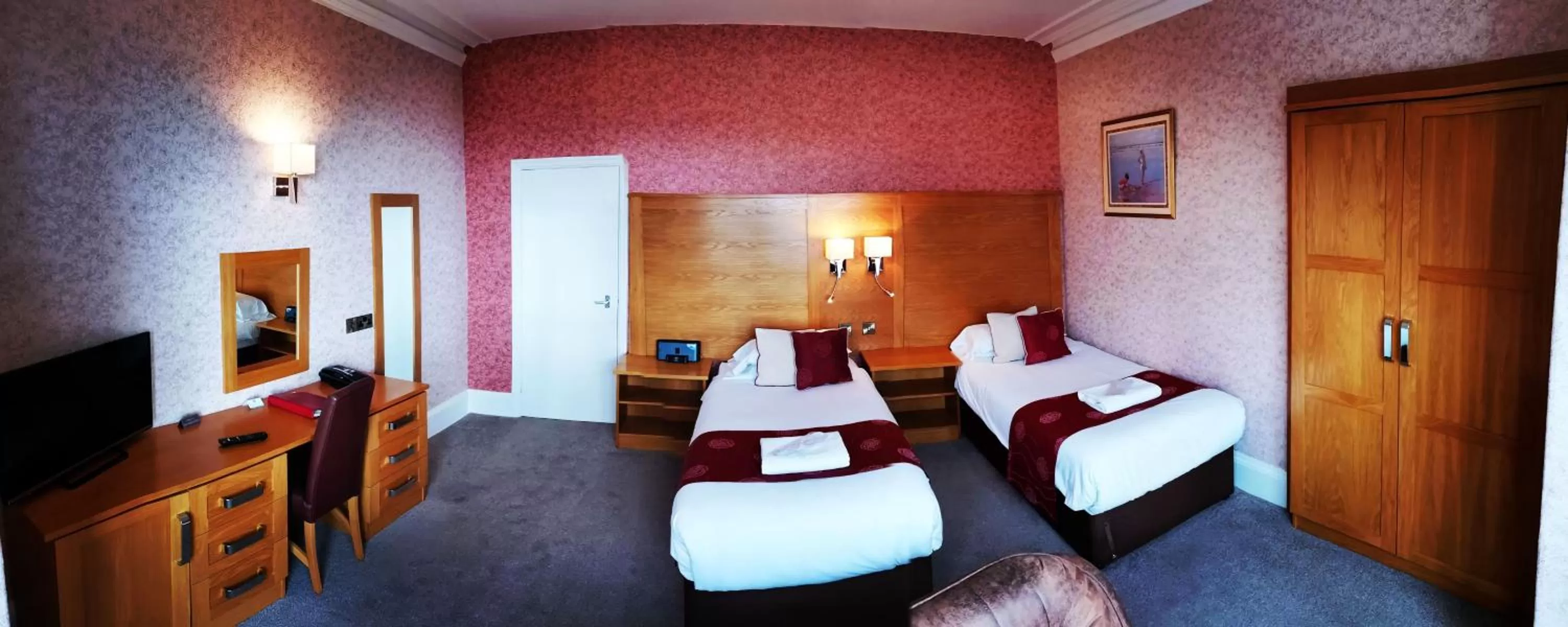 Bed in The Red Lea Hotel