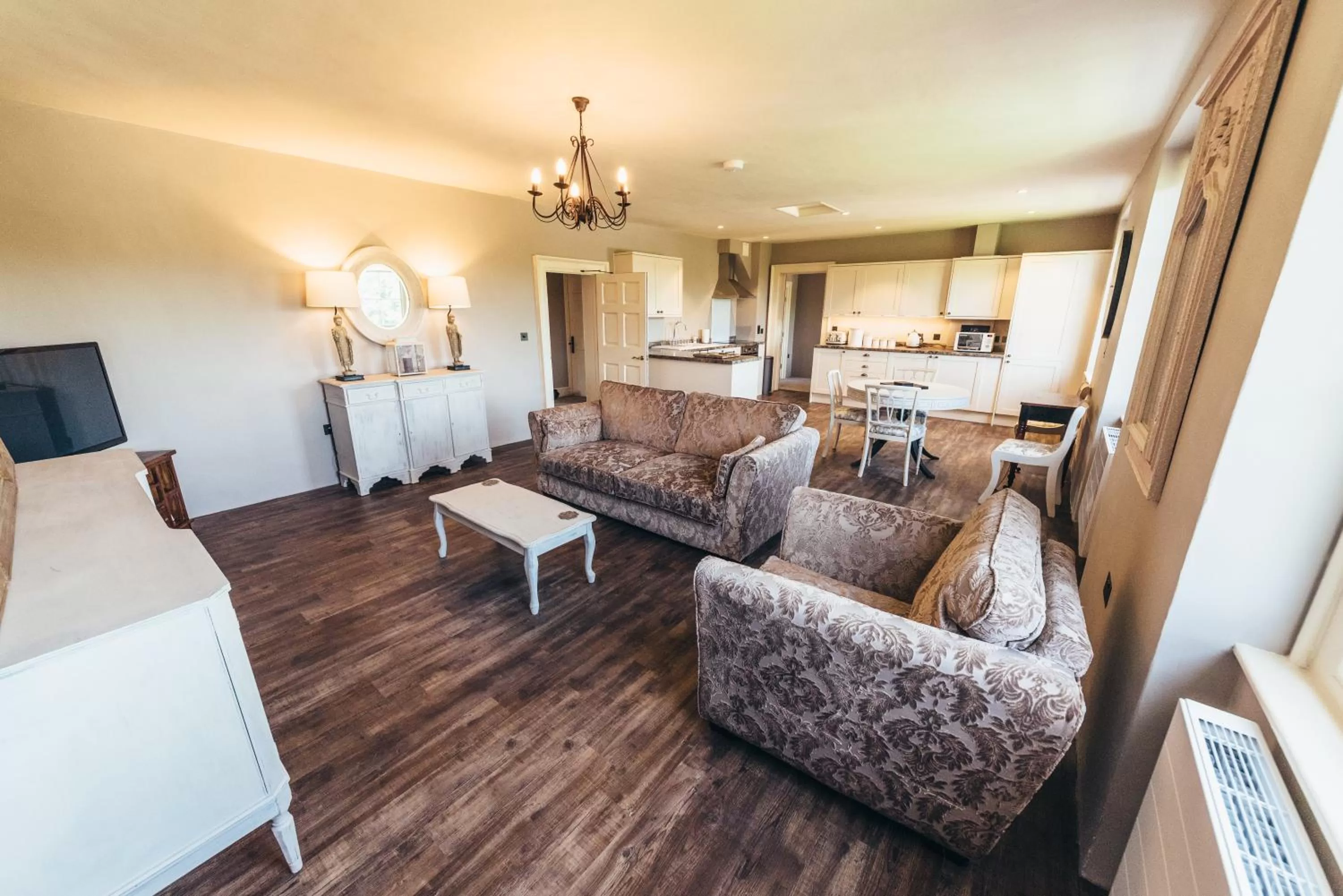 Living room, Seating Area in Birchover Bridgford Hall