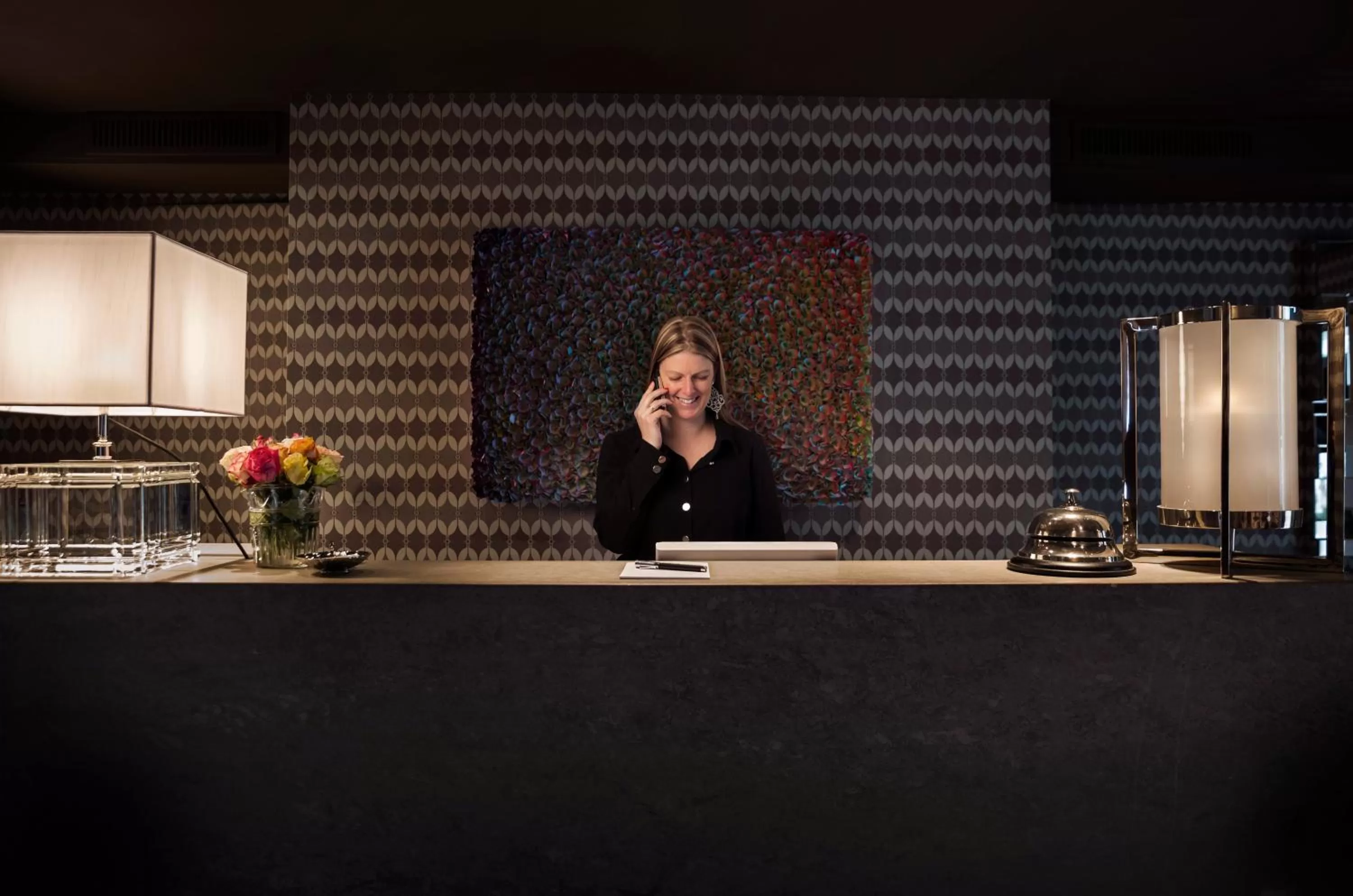 Lobby or reception in Hotel Van Cleef