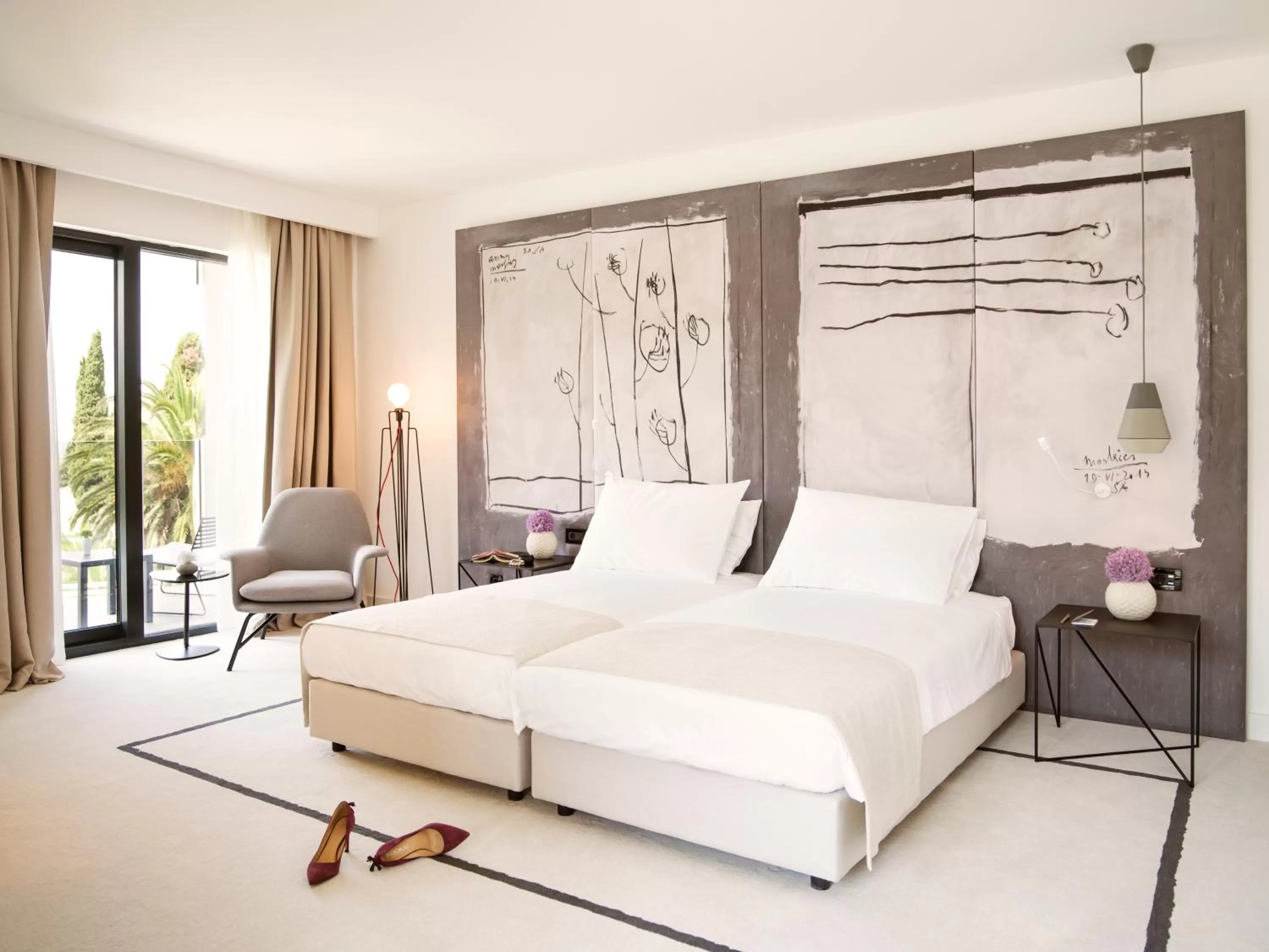 Bedroom, Bed in Hotel Kompas