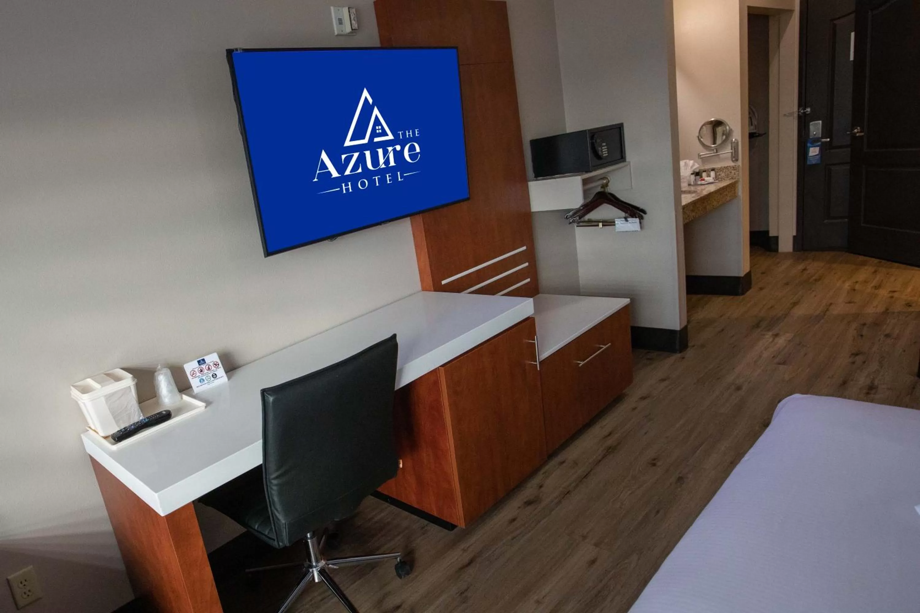 Bed in The Azure Hotel