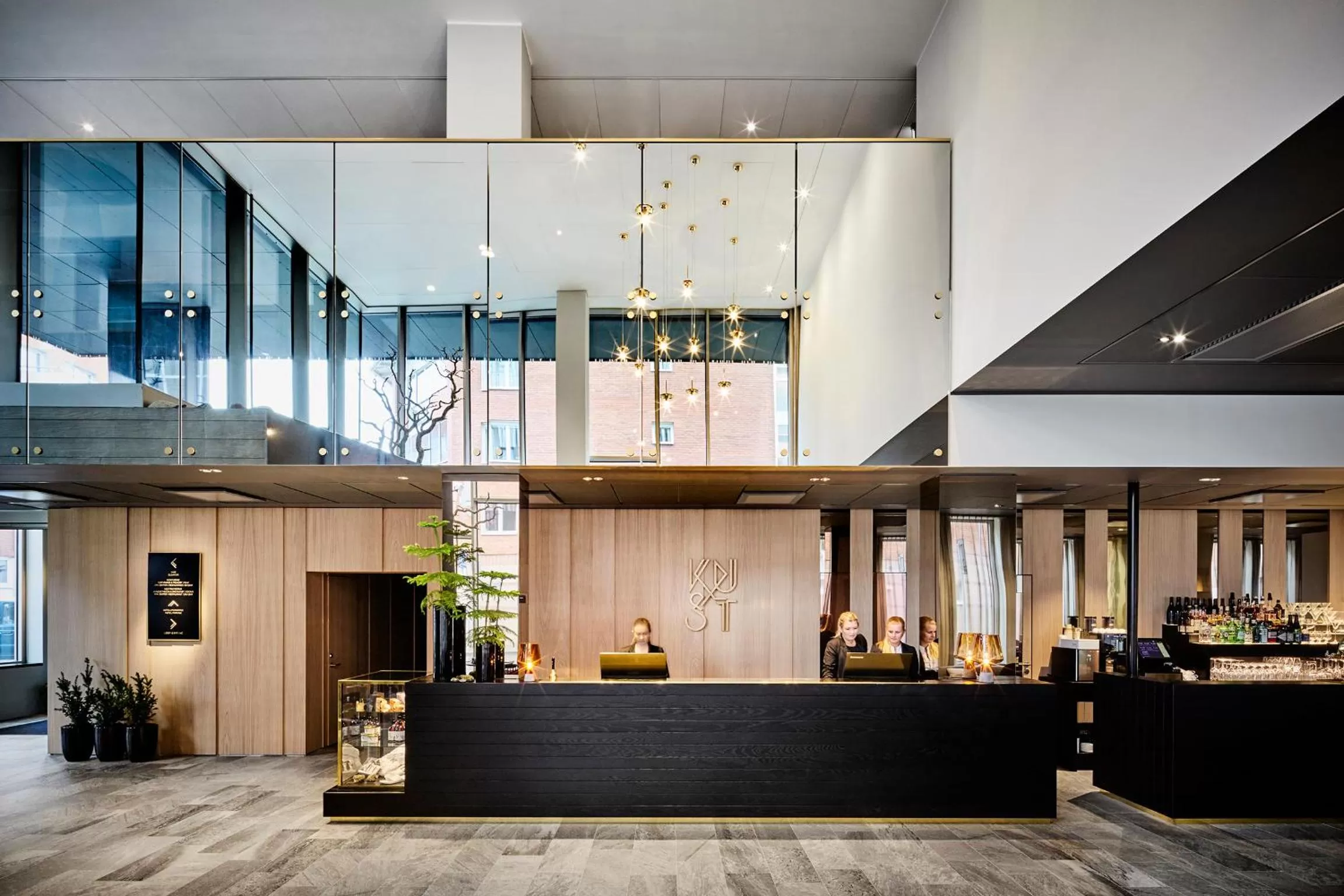 Lobby or reception in KUST Hotell & SPA