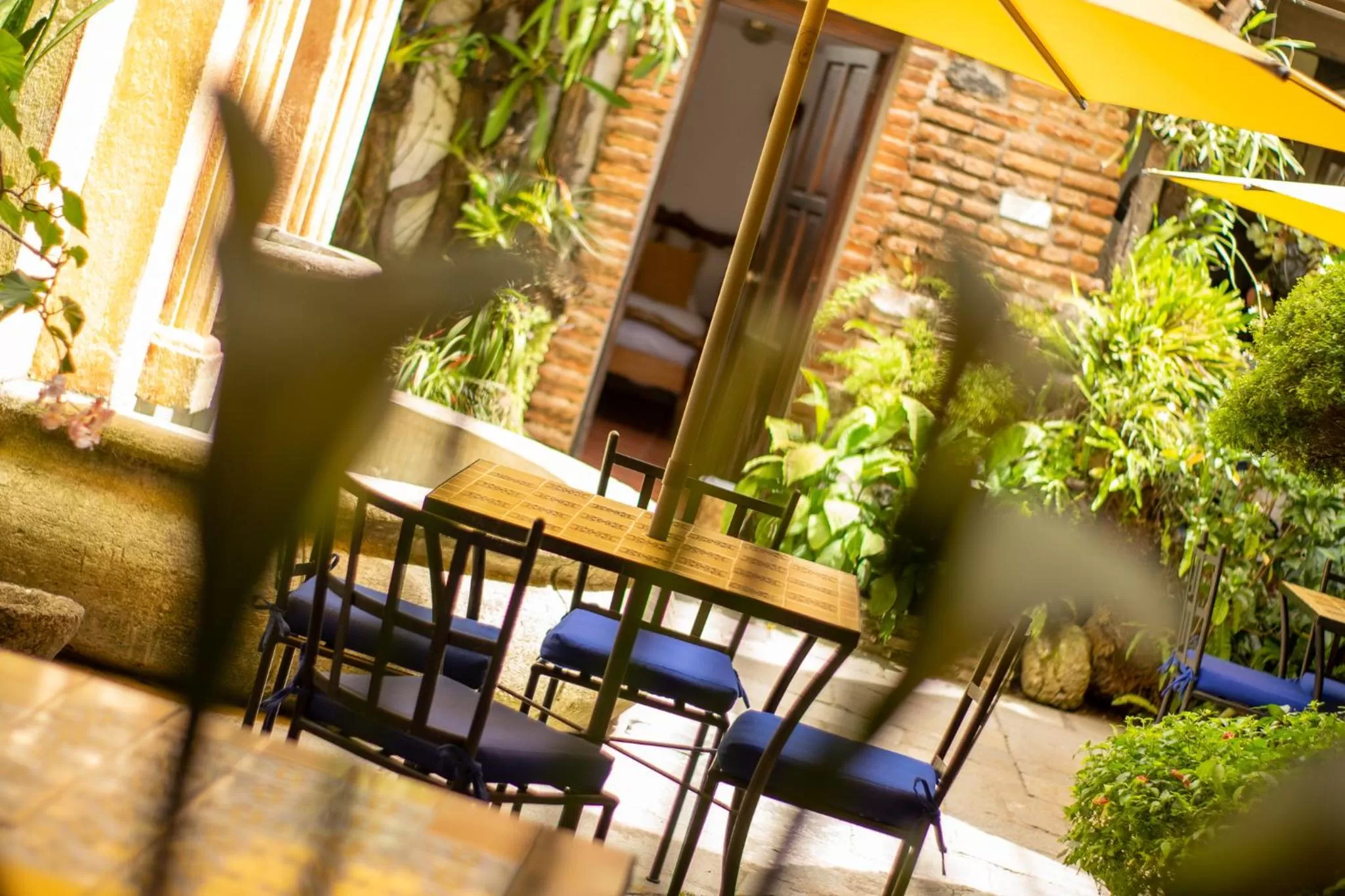 Patio in Hotel La Villa Serena