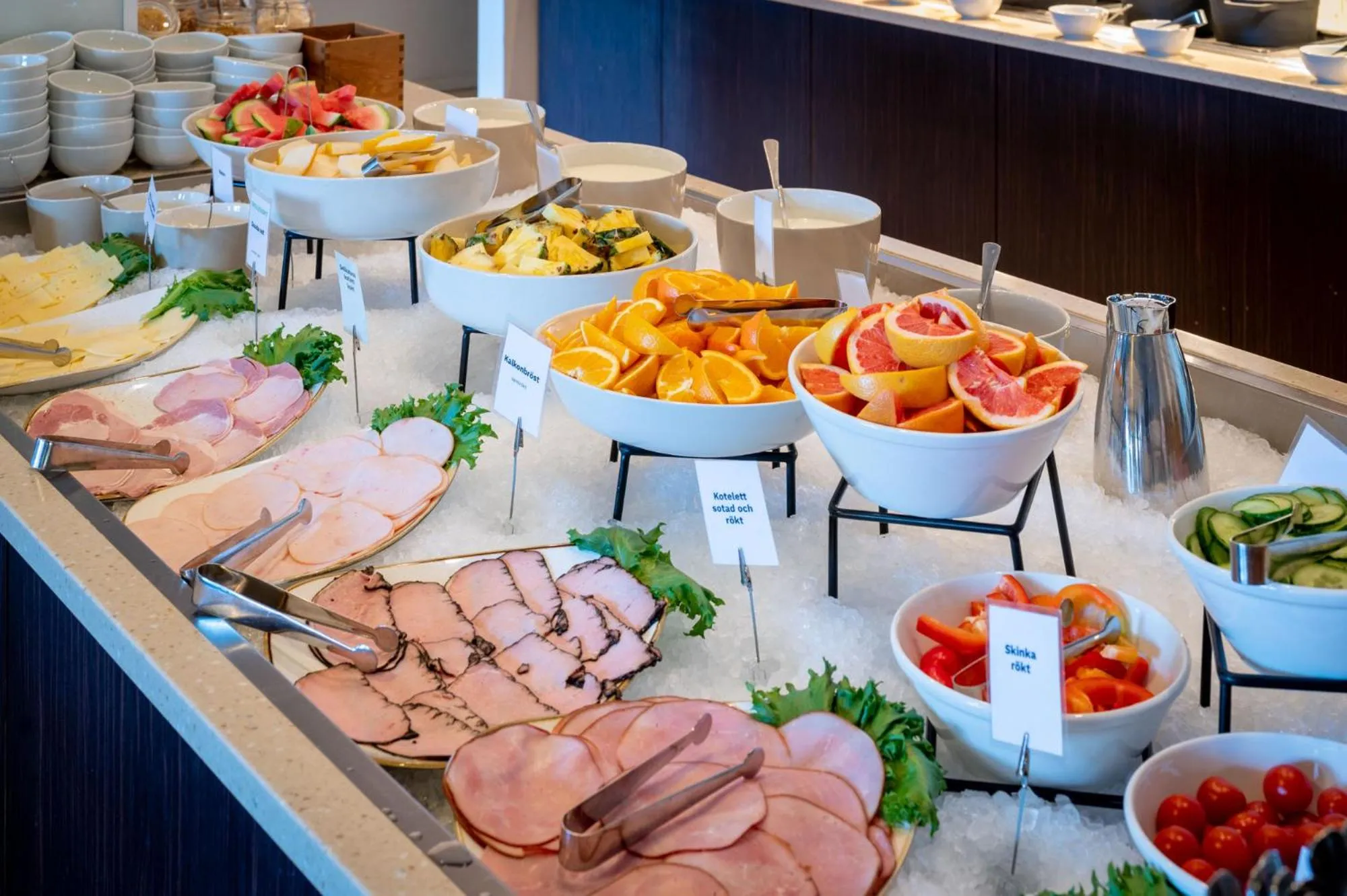 Breakfast in Quality Hotel Luleå