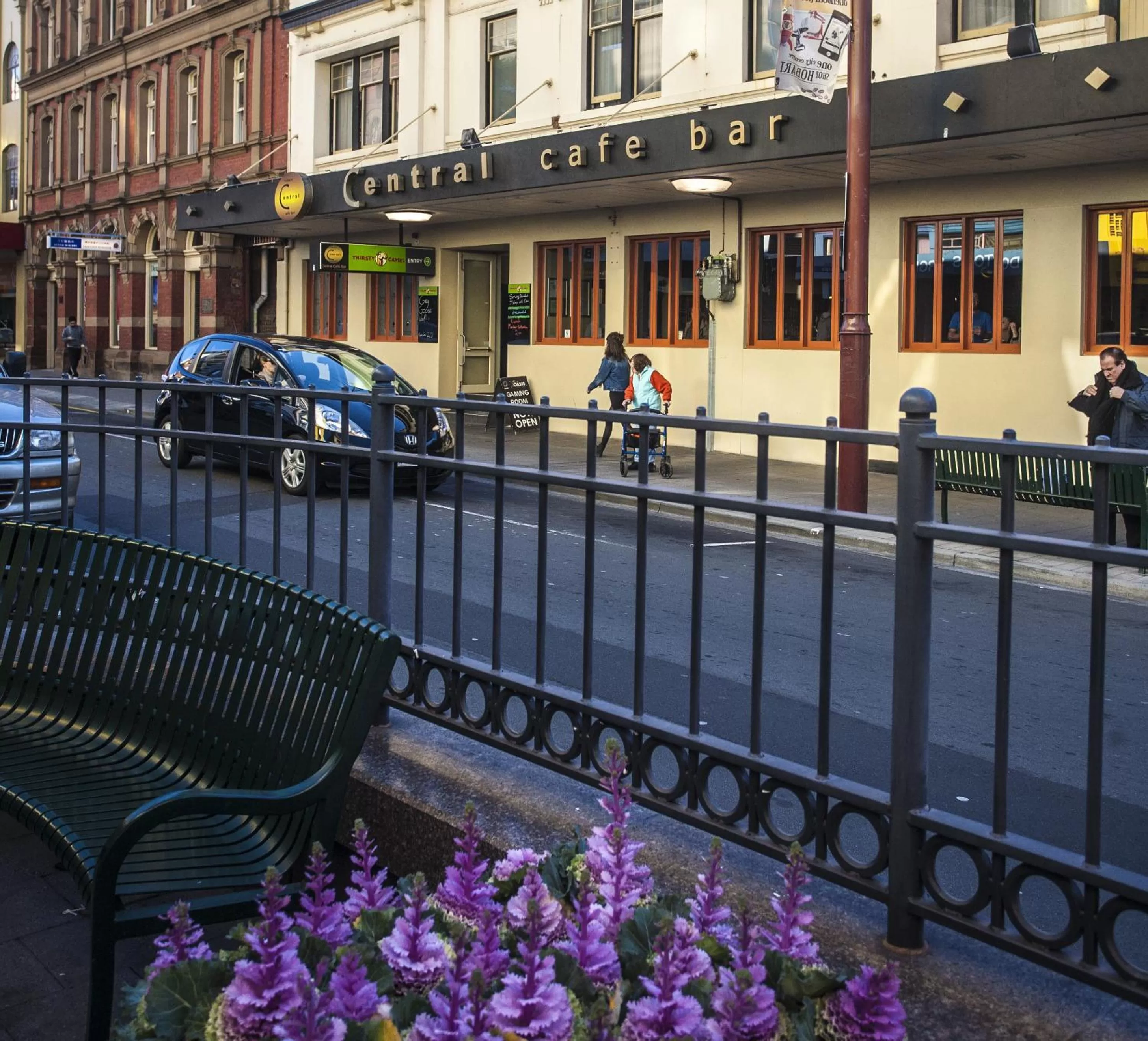 Facade/entrance in Central Hotel Hobart