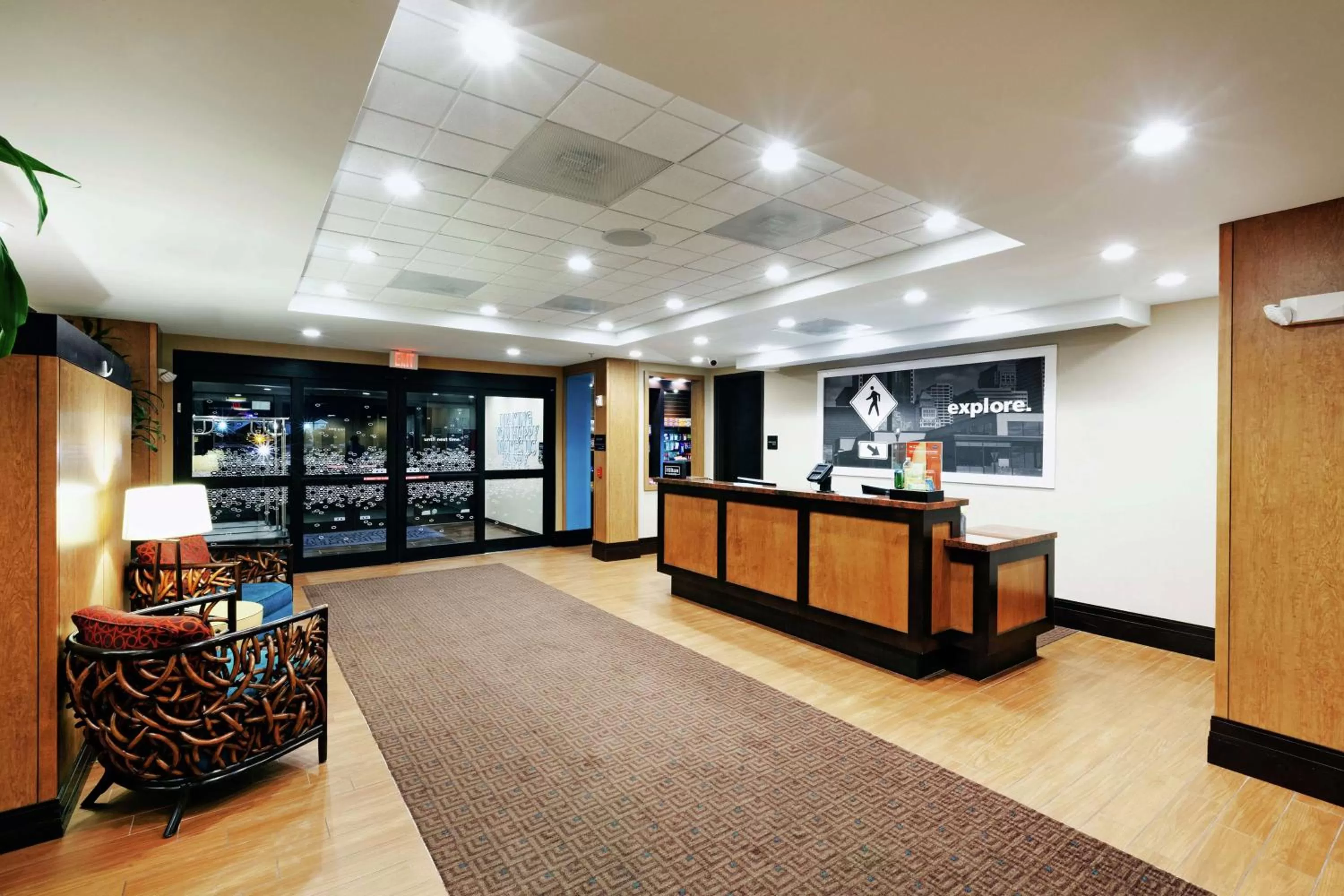 Lobby or reception in Hampton Inn & Suites Houston North IAH, TX