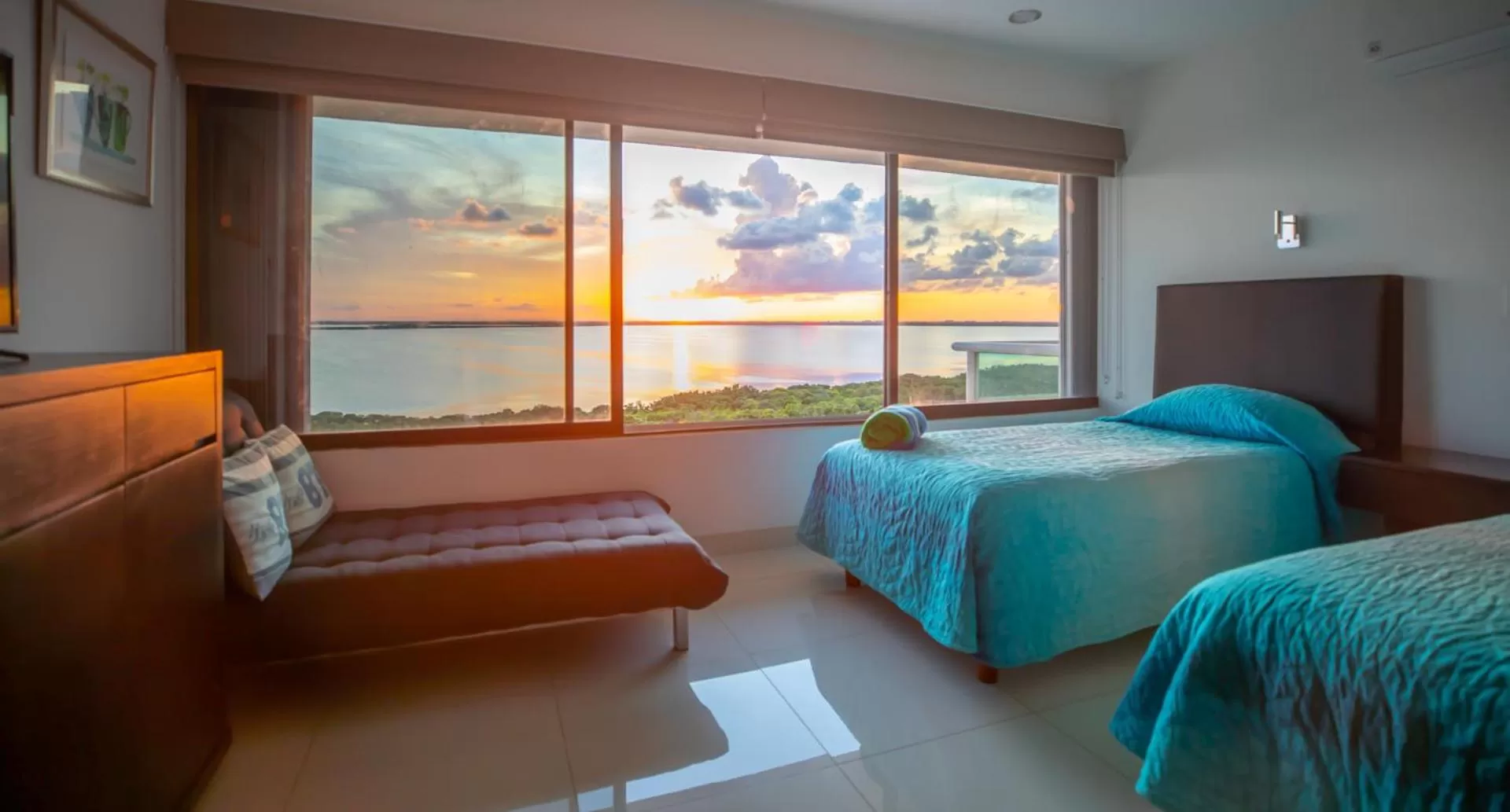 Bedroom, Bed in Beachfront Penthouses by LivIN Cancun