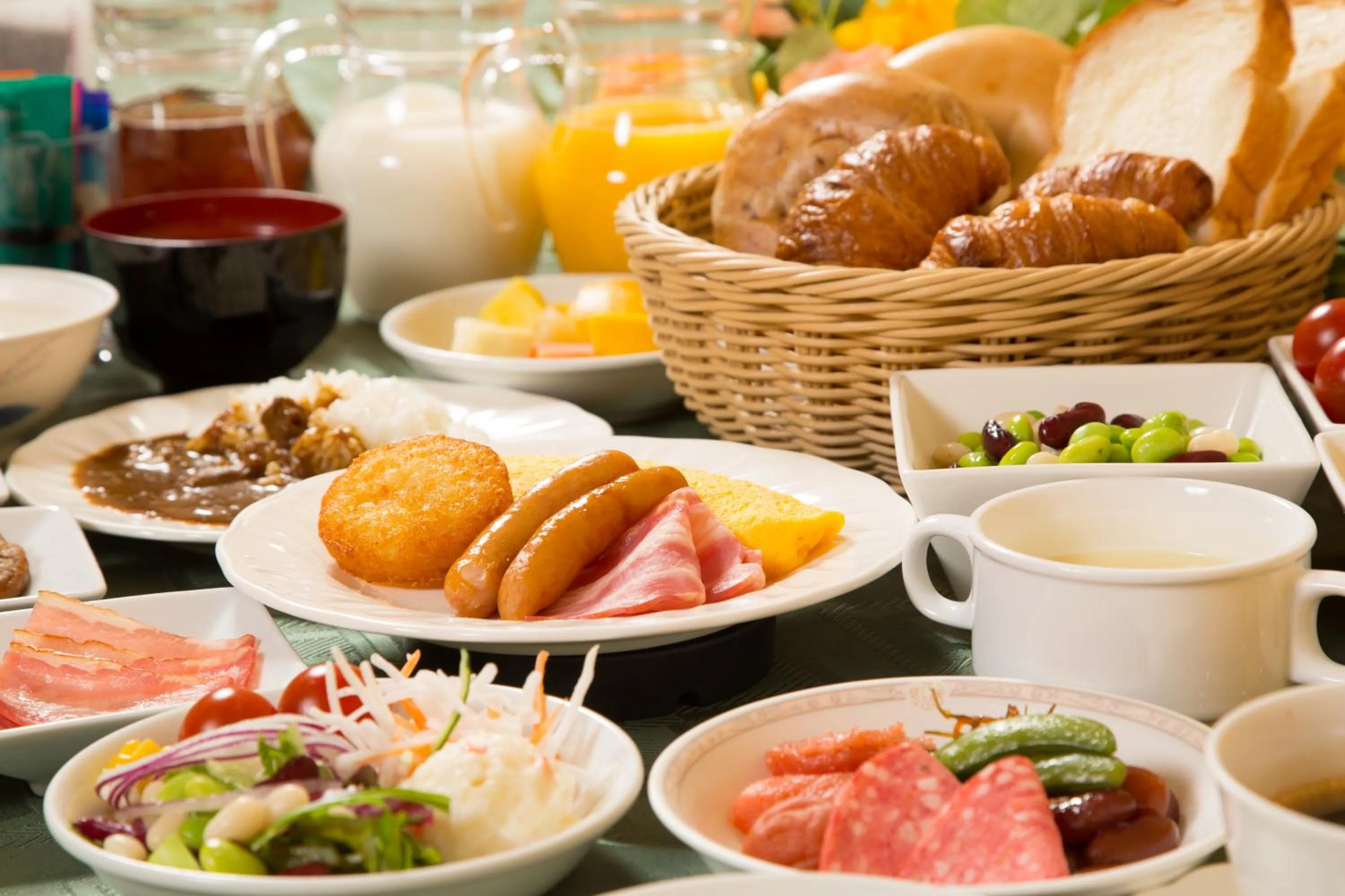 Buffet breakfast in Hotel Sapporo Garden Palace