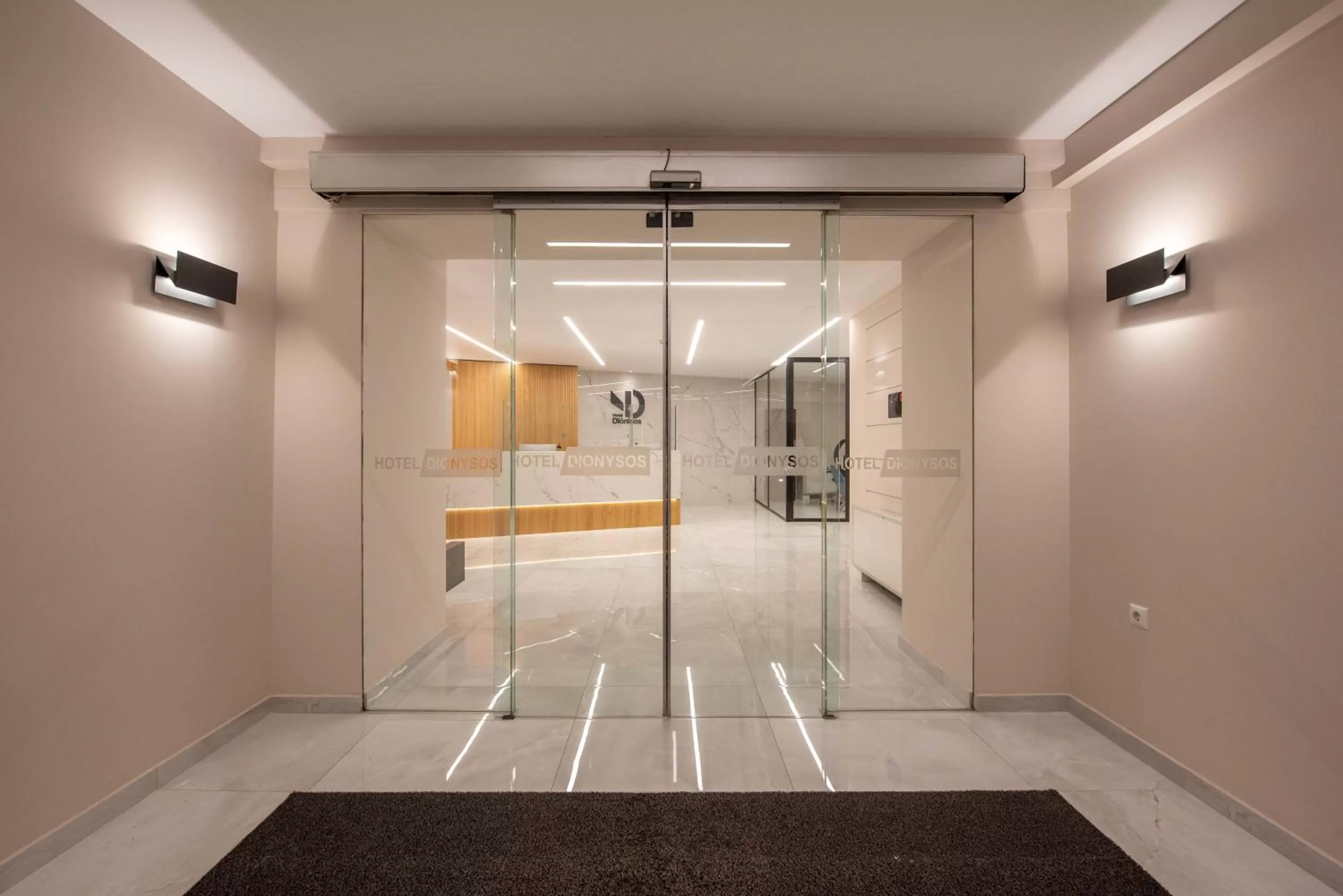 Facade/entrance in Dionisos Hotel