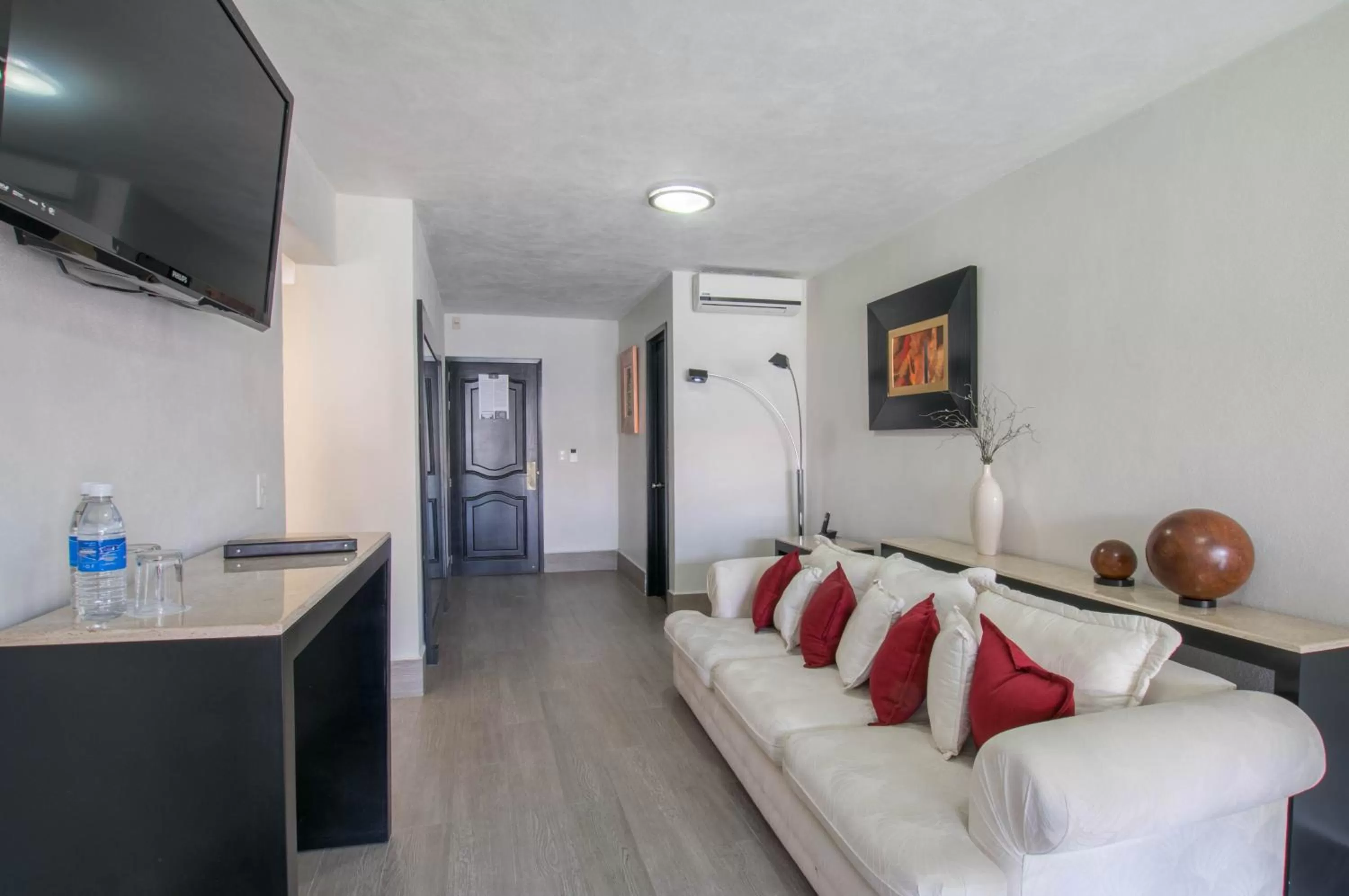 Living room, Bed in Real de Minas Poliforum