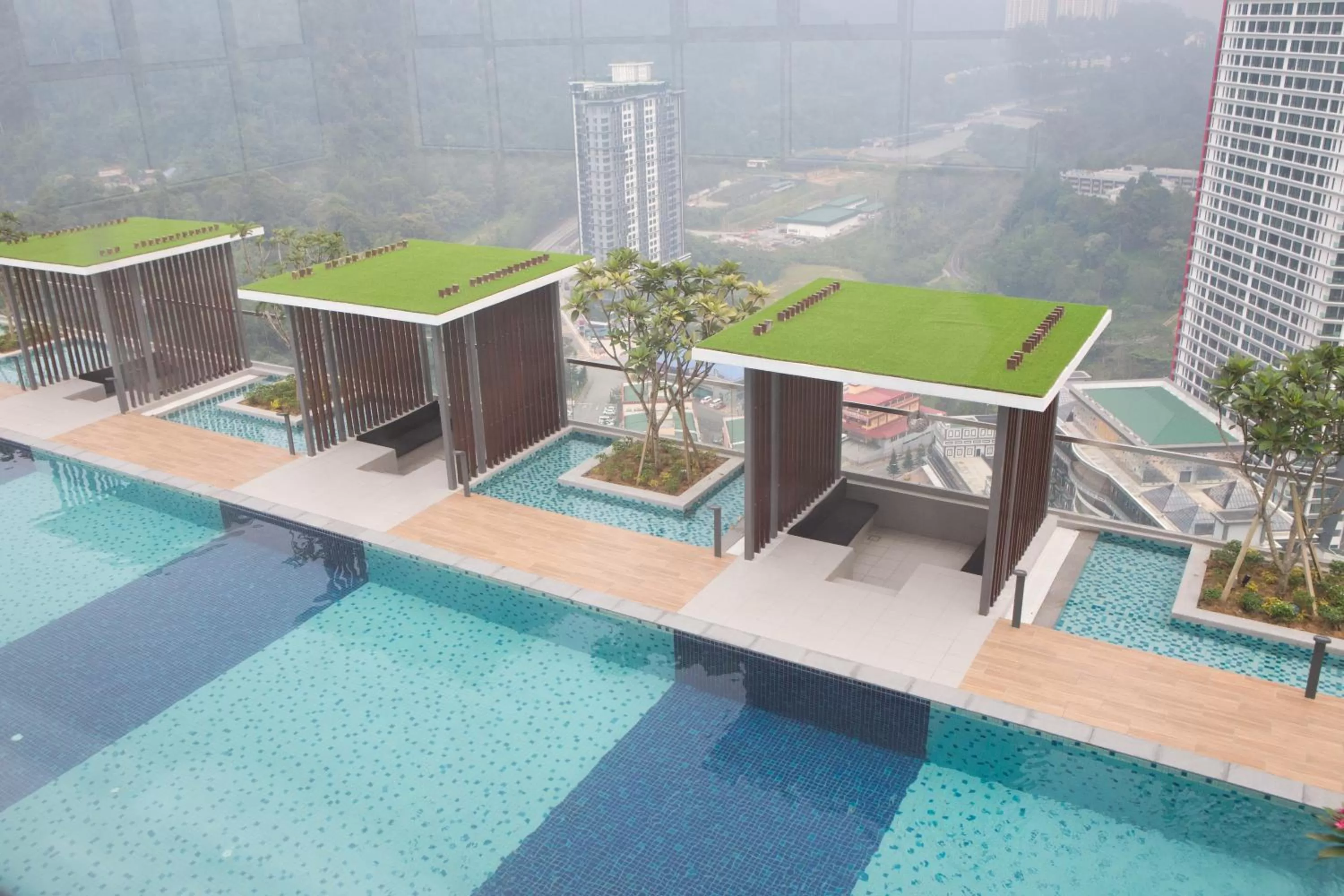 Pool view in Swiss-Garden Hotel & Residences, Genting Highlands