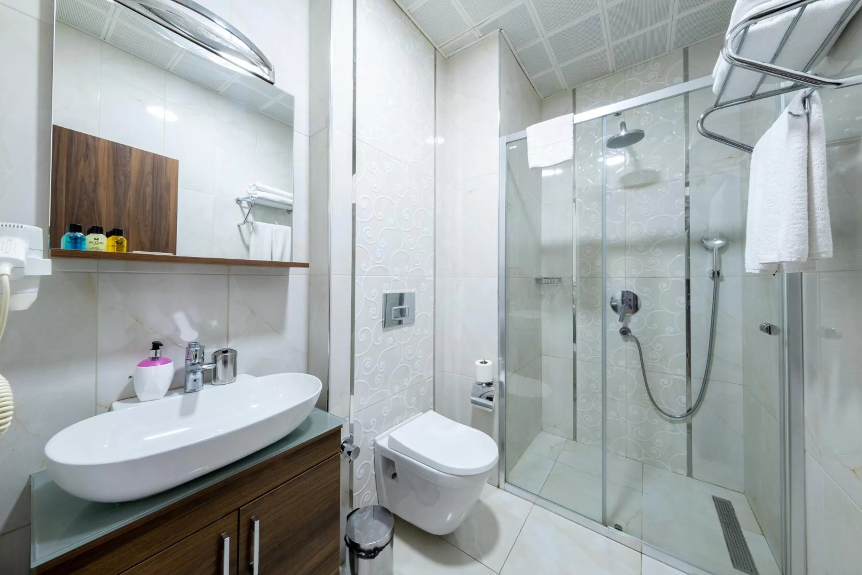 Shower, Bathroom in Beyzas Hotels & Suites