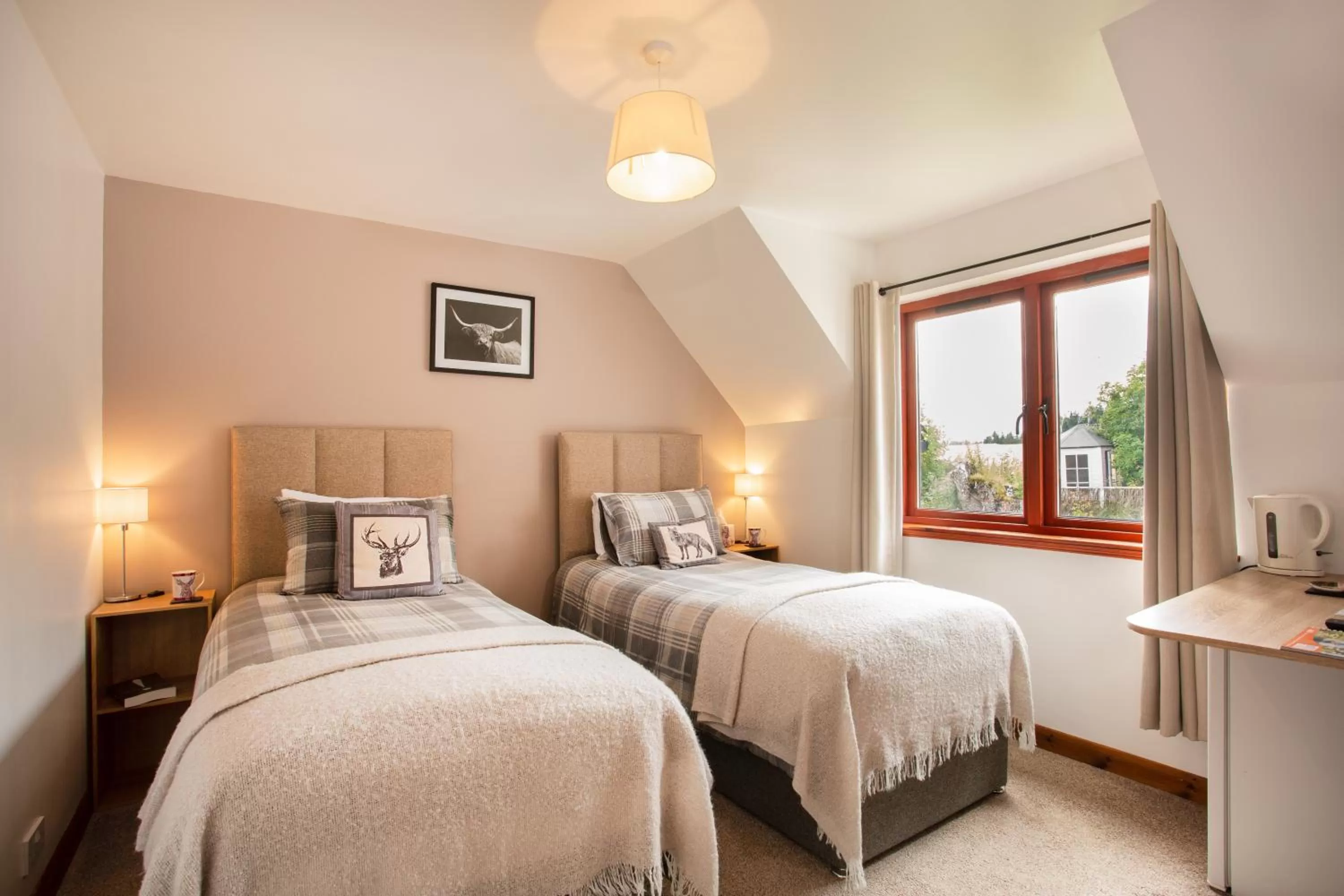 Bed in Beechwood Lodge