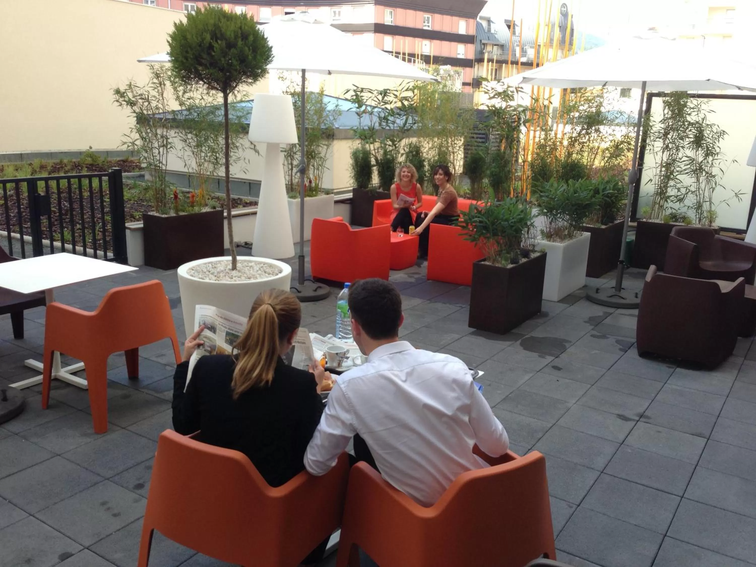 Garden in Apparthotel Privilodges Carré de Jaude