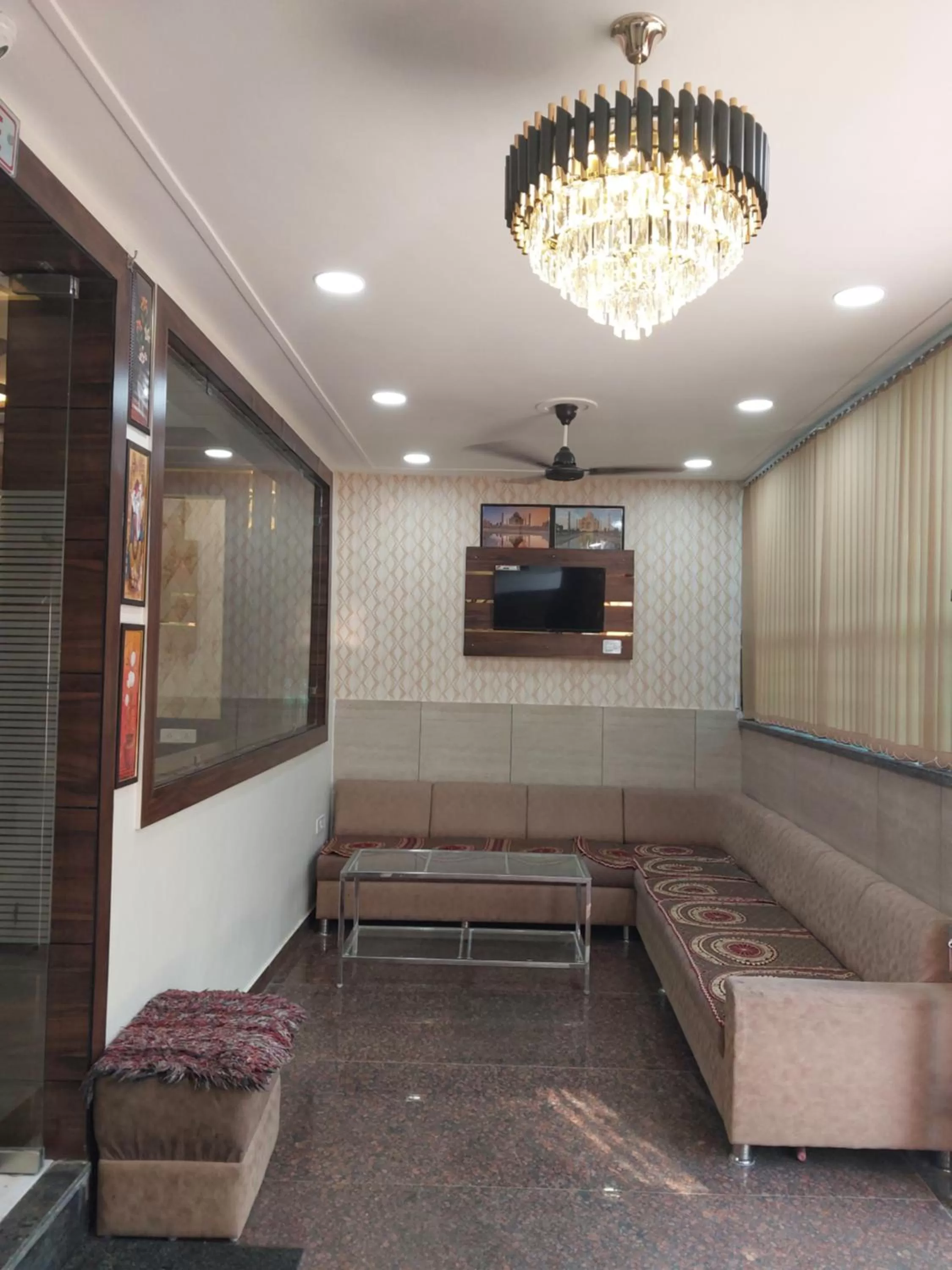 Living room in Taj Nice Point Manage by Taj Sunrise Group