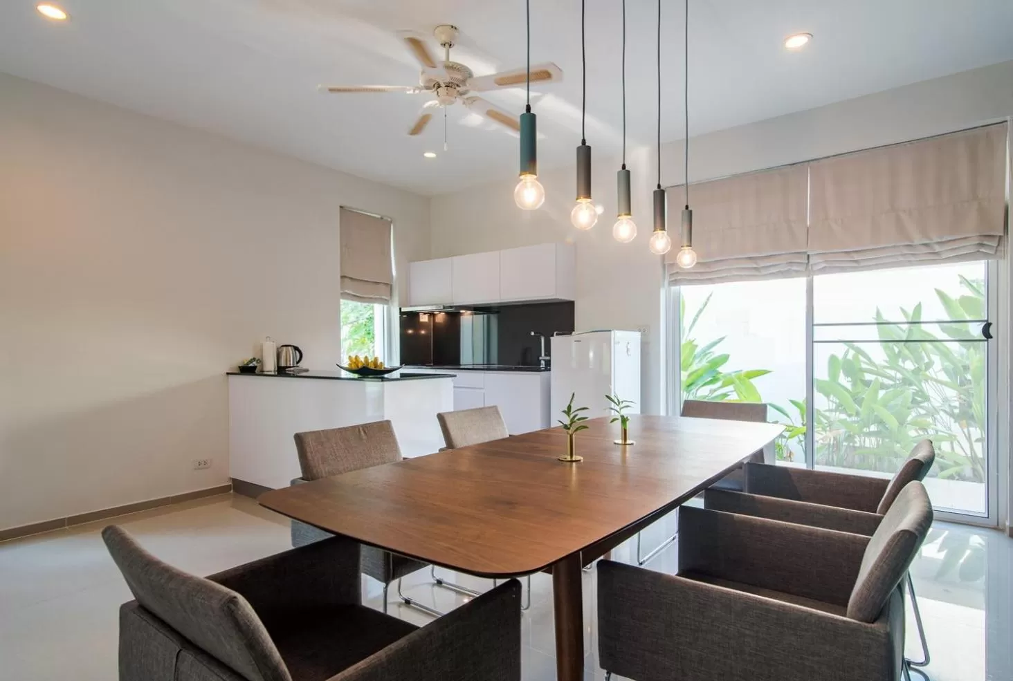 Dining area in The Beach Village Resort