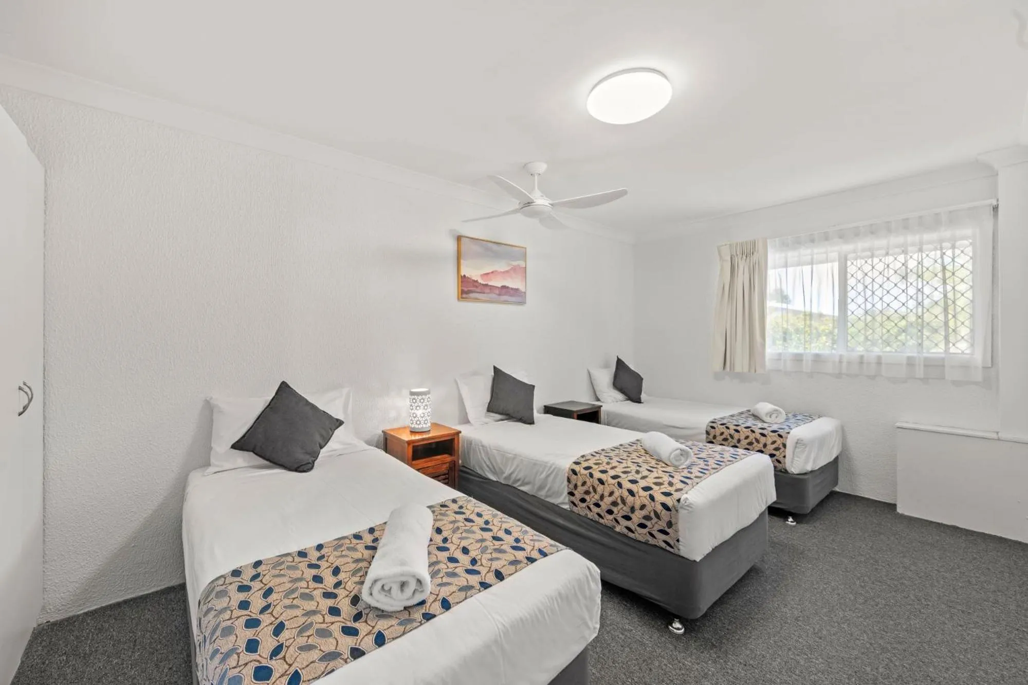 Bedroom, Bed in Pottsville Beach Motel